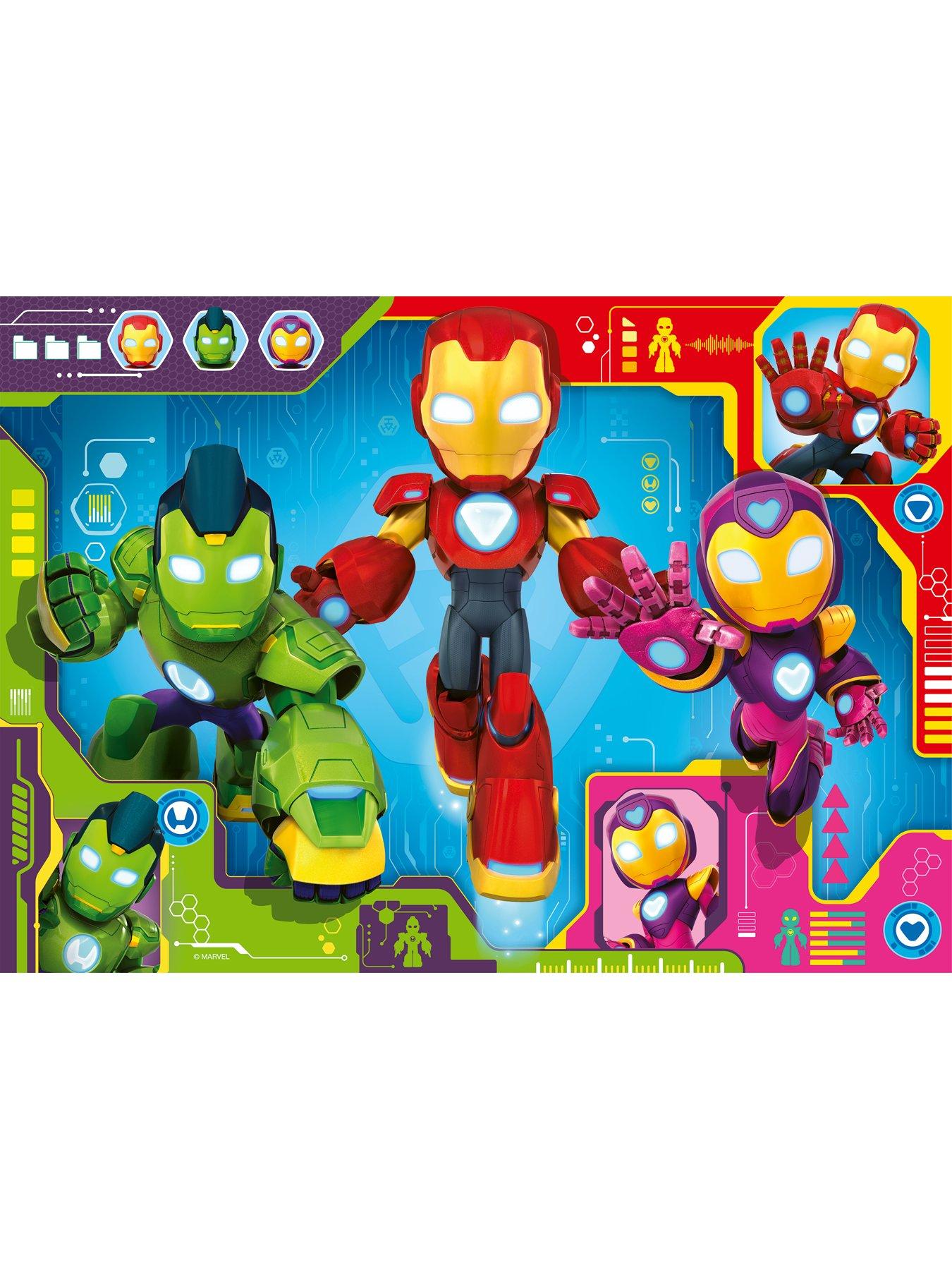 Image 2 of 4 of Iron Man and His Awesome Friends <p>24-Piece Giant Floor Puzzle</p>