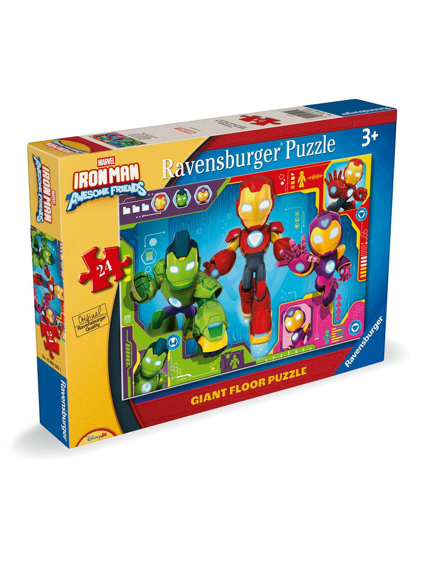 Image 3 of 4 of Iron Man and His Awesome Friends <p>24-Piece Giant Floor Puzzle</p>