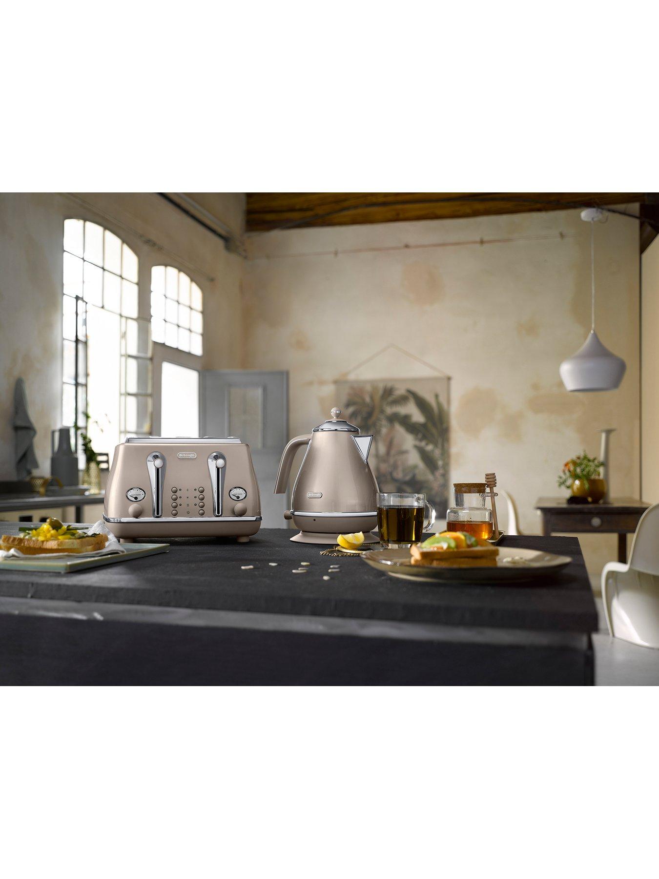 Image 5 of 6 of DeLonghi Icona Metallics Kettle - Beige