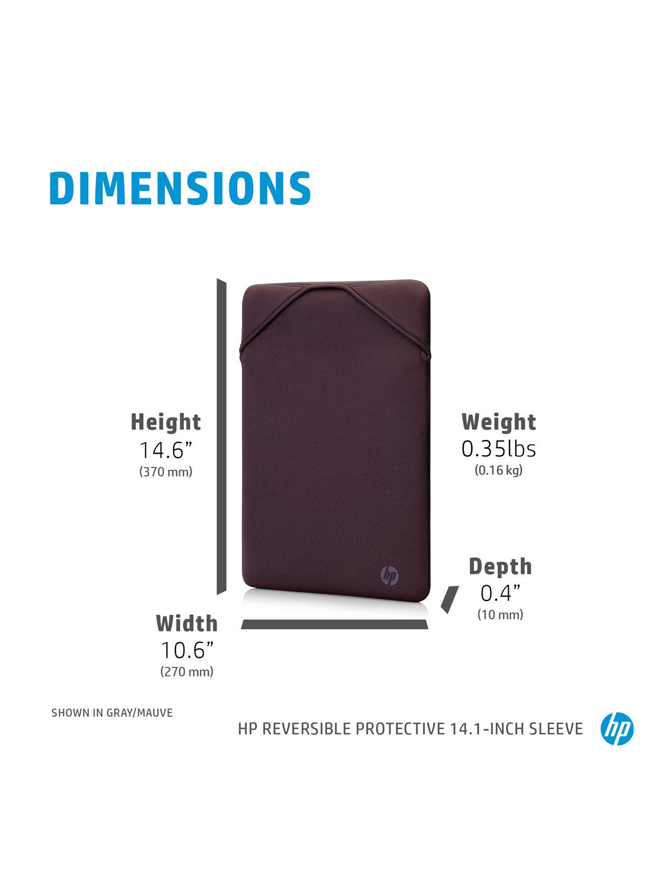 Image 3 of 5 of HP HP Reversible Protective 14.1-inch Silver Laptop Sleeve