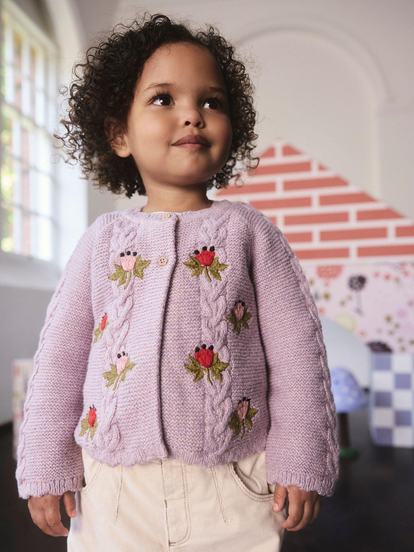 Cath Kidston Younger Girls Cardigan - Purple