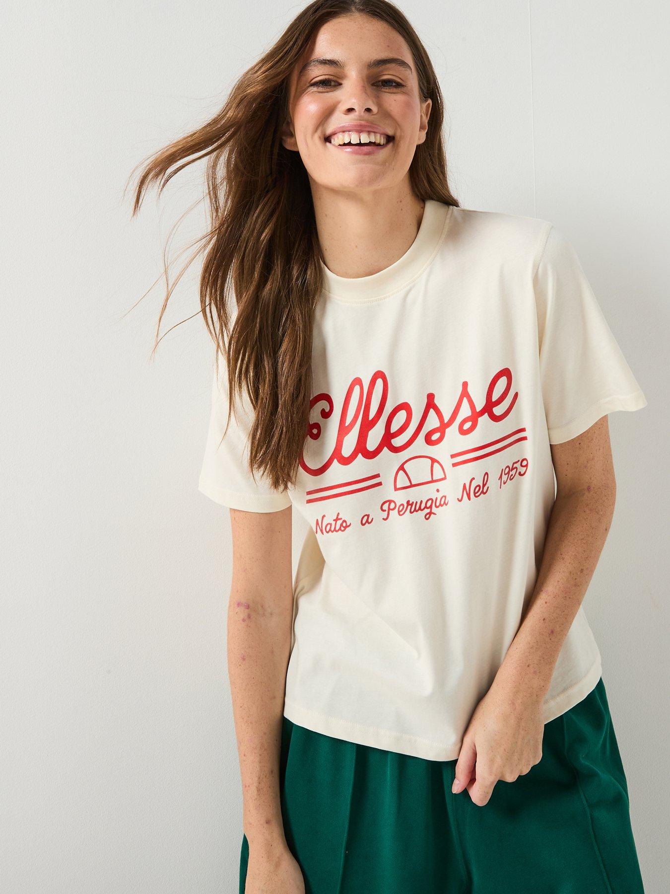 ellesse-womens-lanse-t--shirt-off-nbspwhite