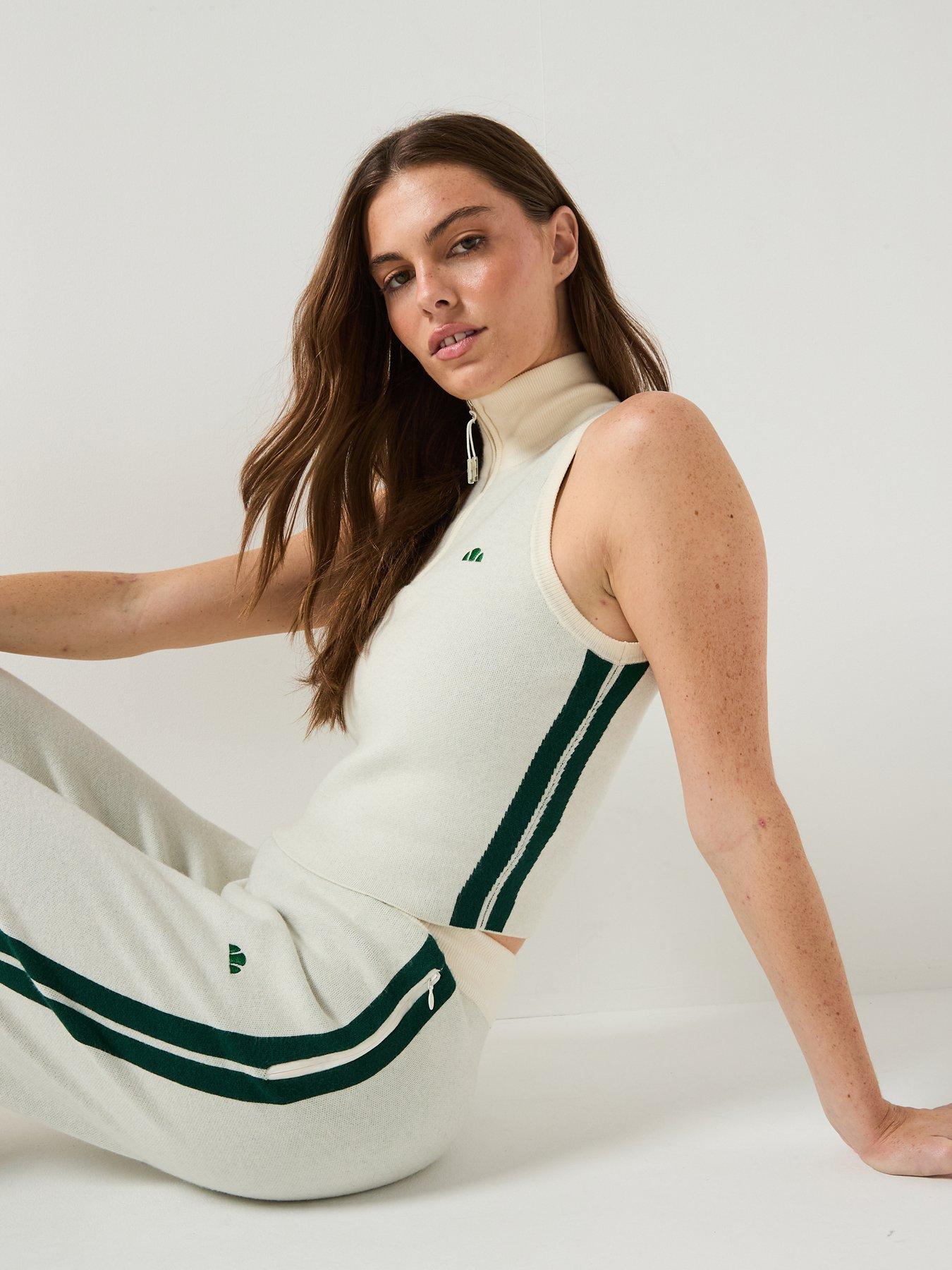 ellesse-womens-surista-knitted-14-zip-top-off-whitedetail