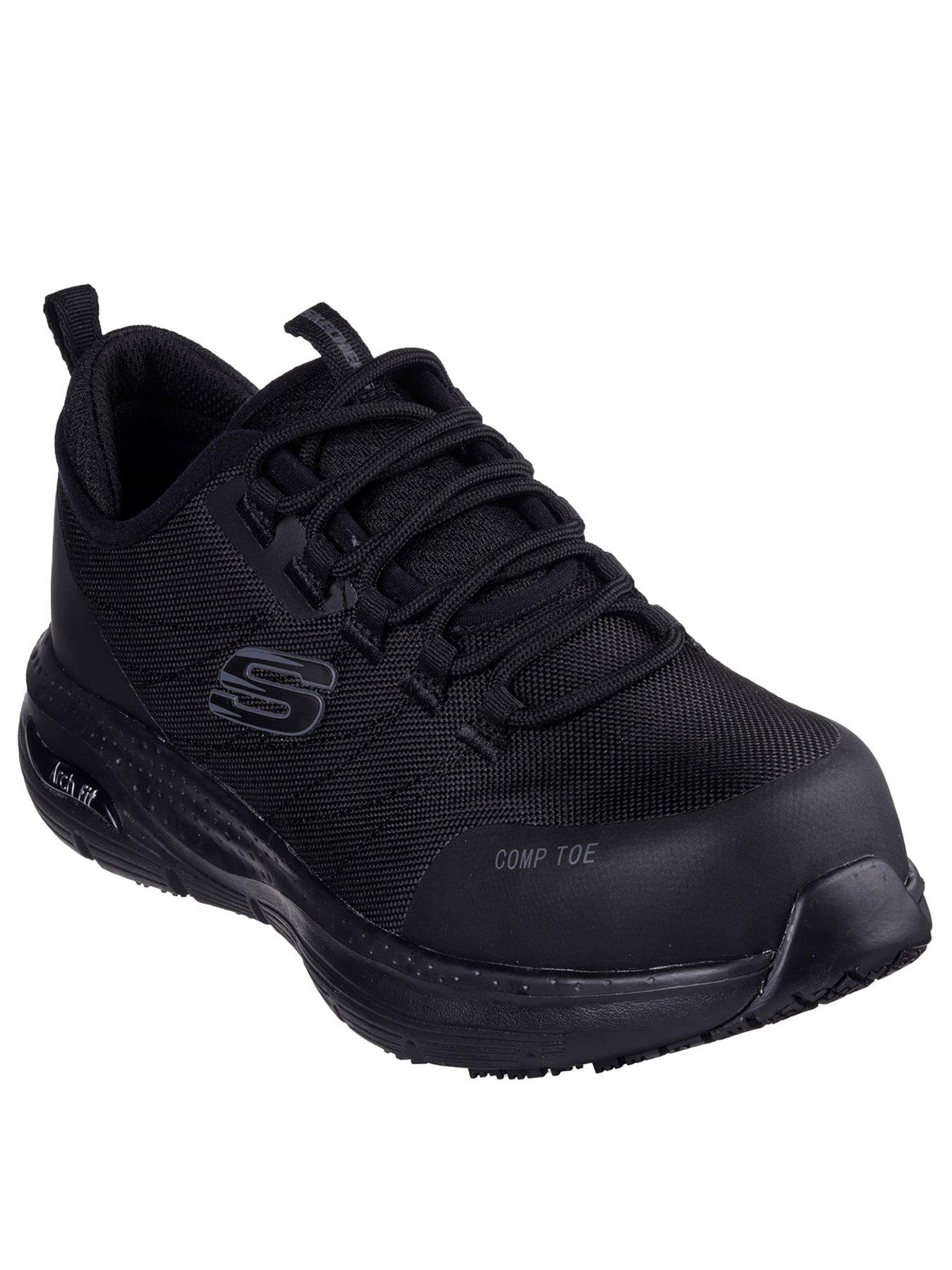 Image 2 of 5 of Skechers Arch Fit Workwear Trainer - Black