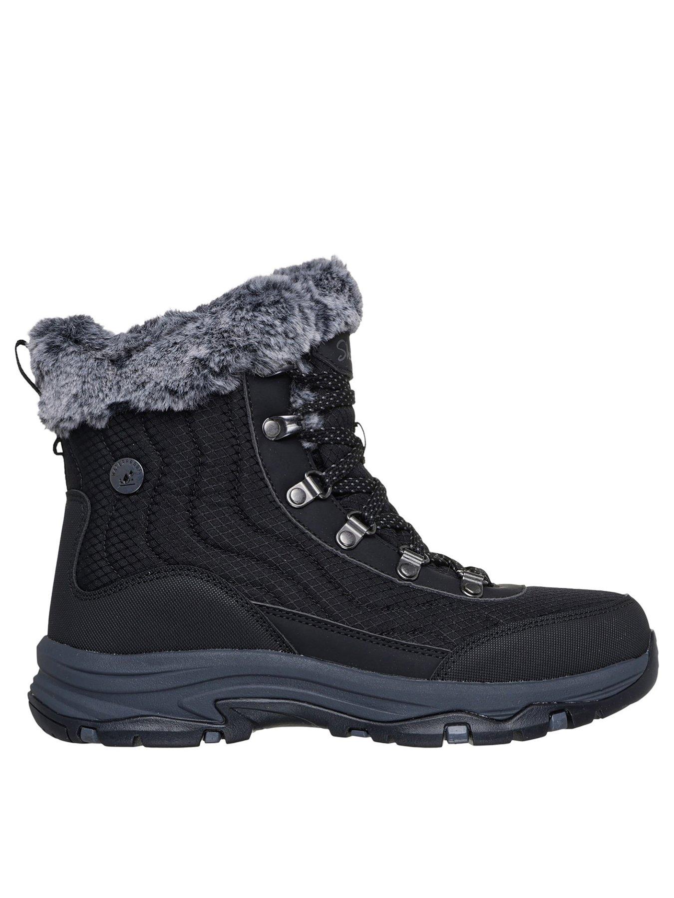 Skechers Trego Stormie Waterproof Calf Boot - Black