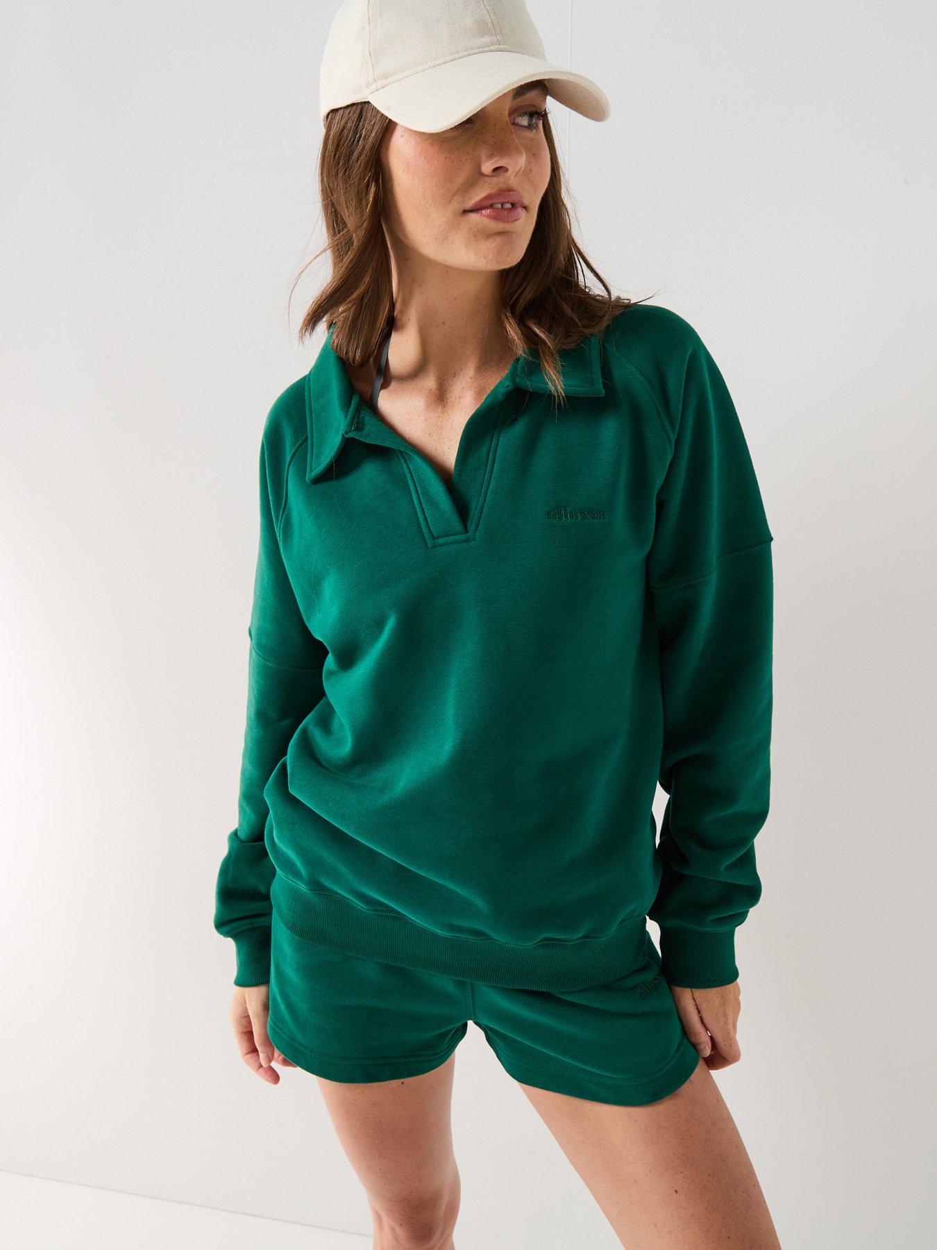 ellesse-womens-morcone-sweatshirt-dark-green