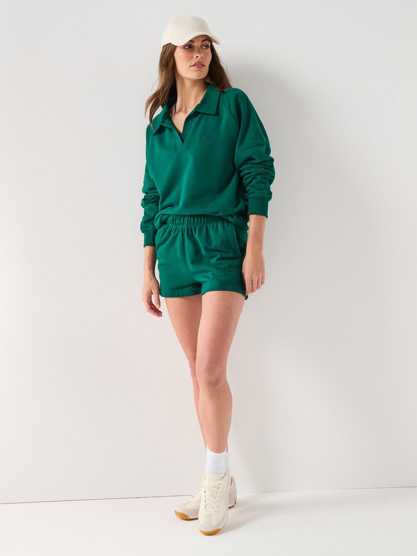 ellesse-womens-morcone-sweatshirt-dark-greenback