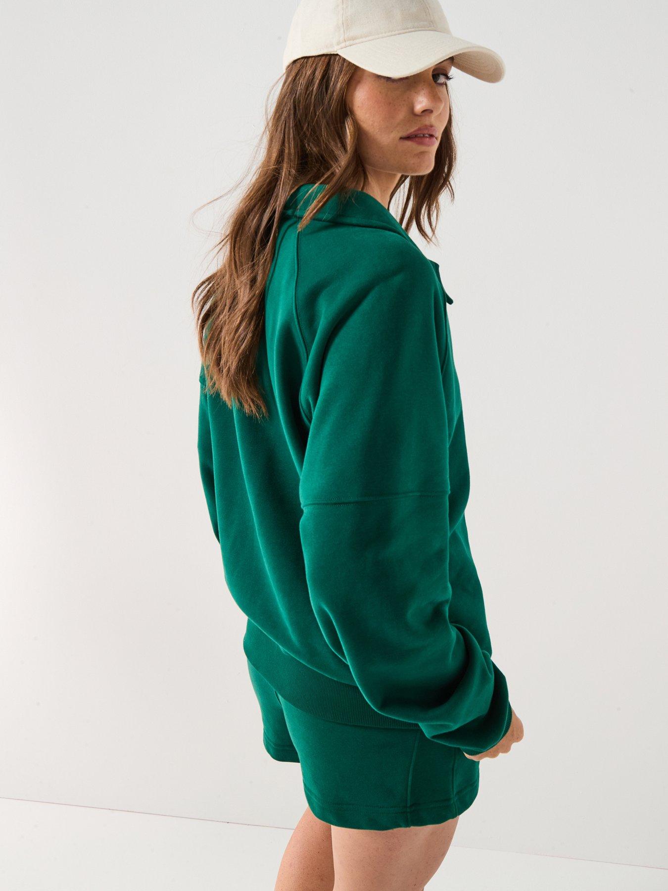 ellesse-womens-morcone-sweatshirt-dark-greendetail