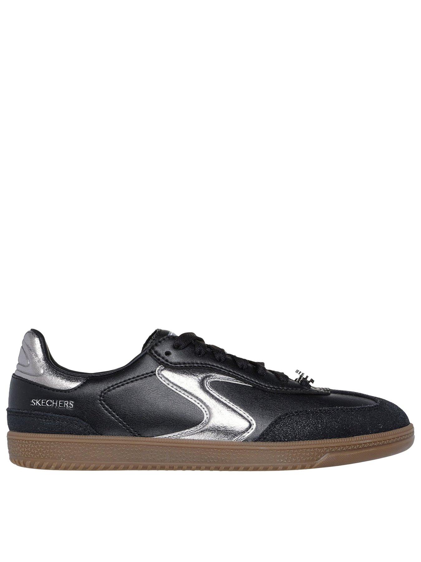 Skechers Hotshot Cool Glow Trainer - Black/Silver