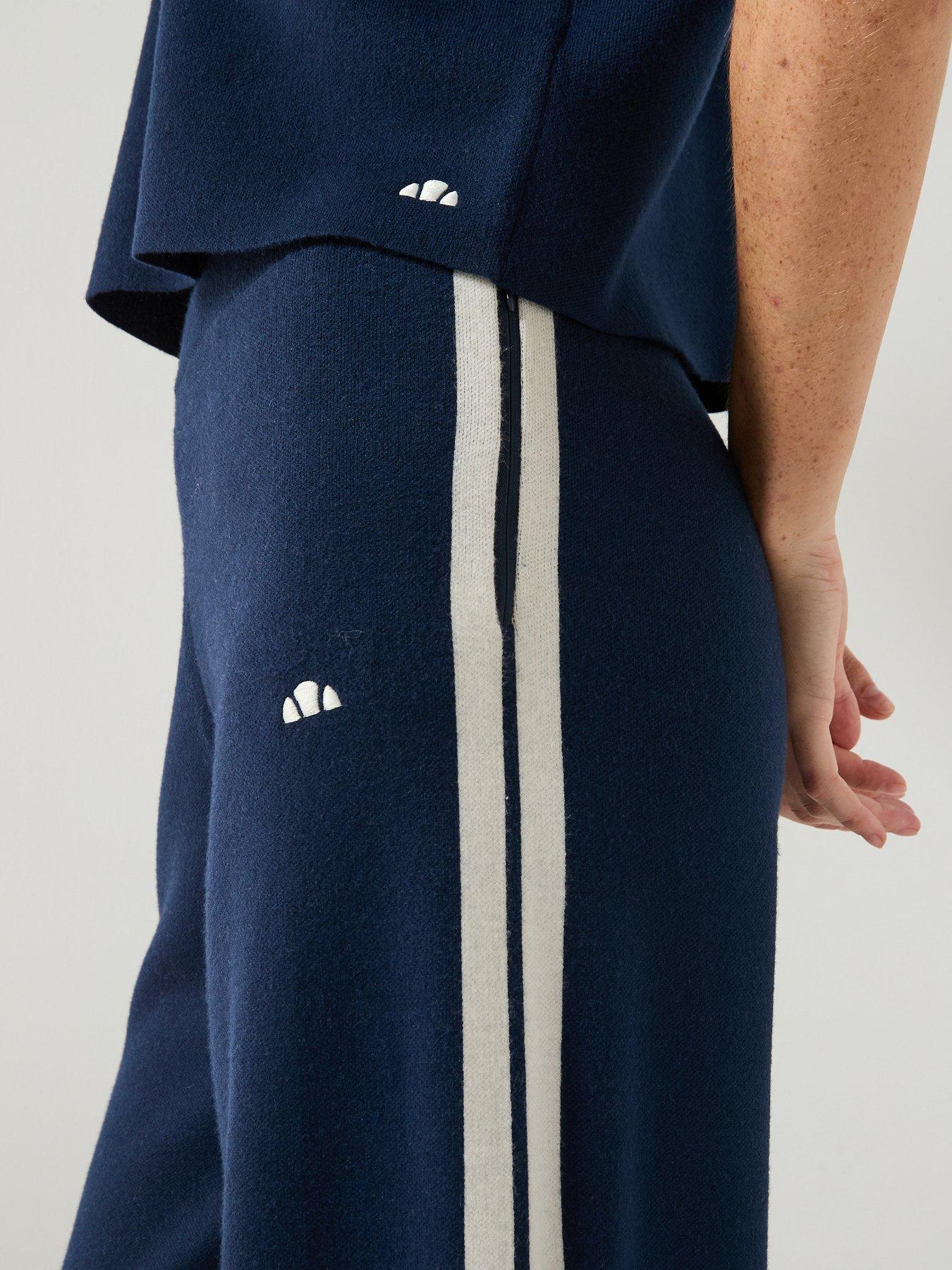 ellesse-womens-niantellos-wide-leg-knitted-jogger-navyoutfit
