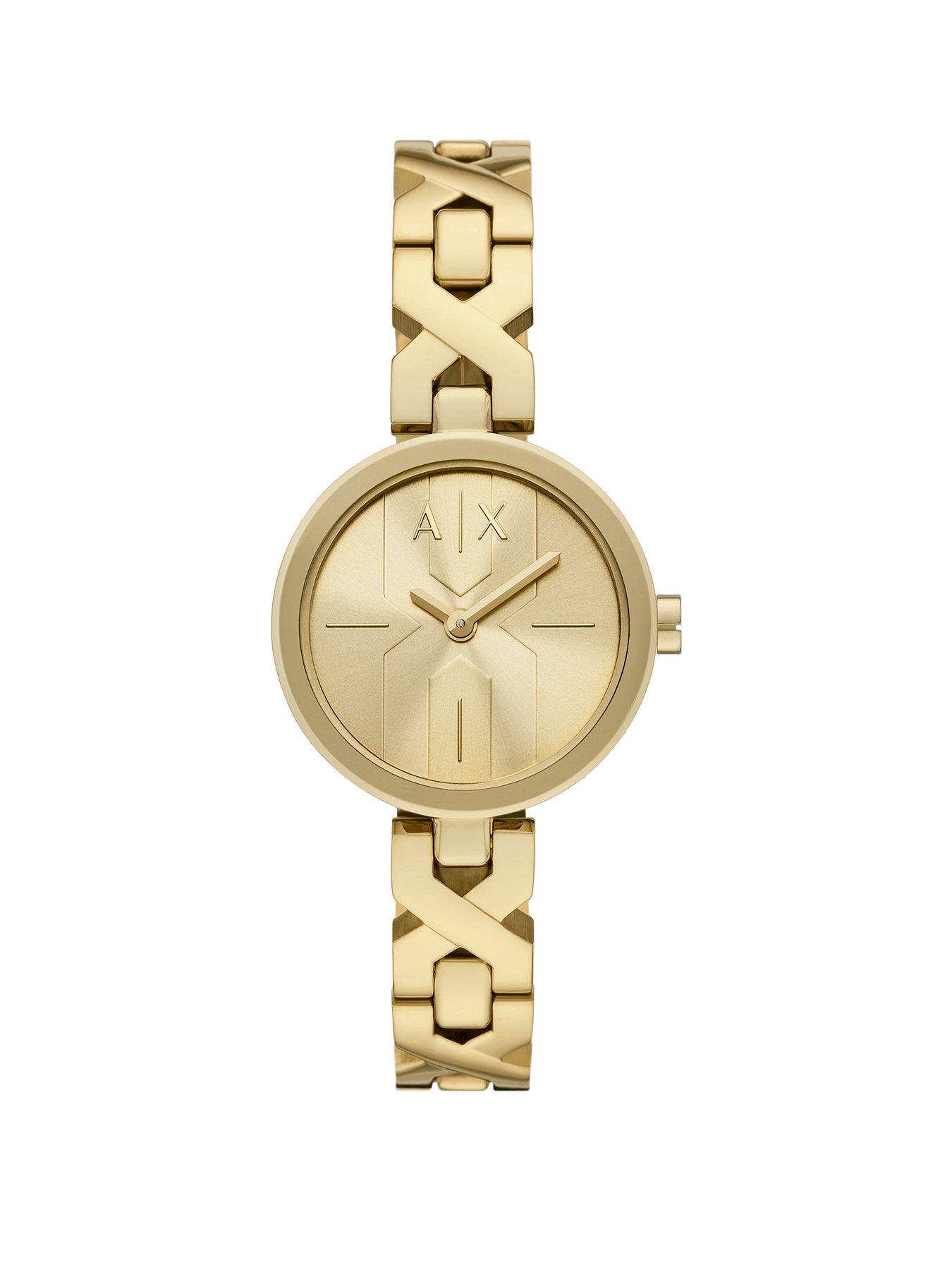 Armani Exchange Women's Two-Hand Stainless Steel Watch Ax5831 - Gold
