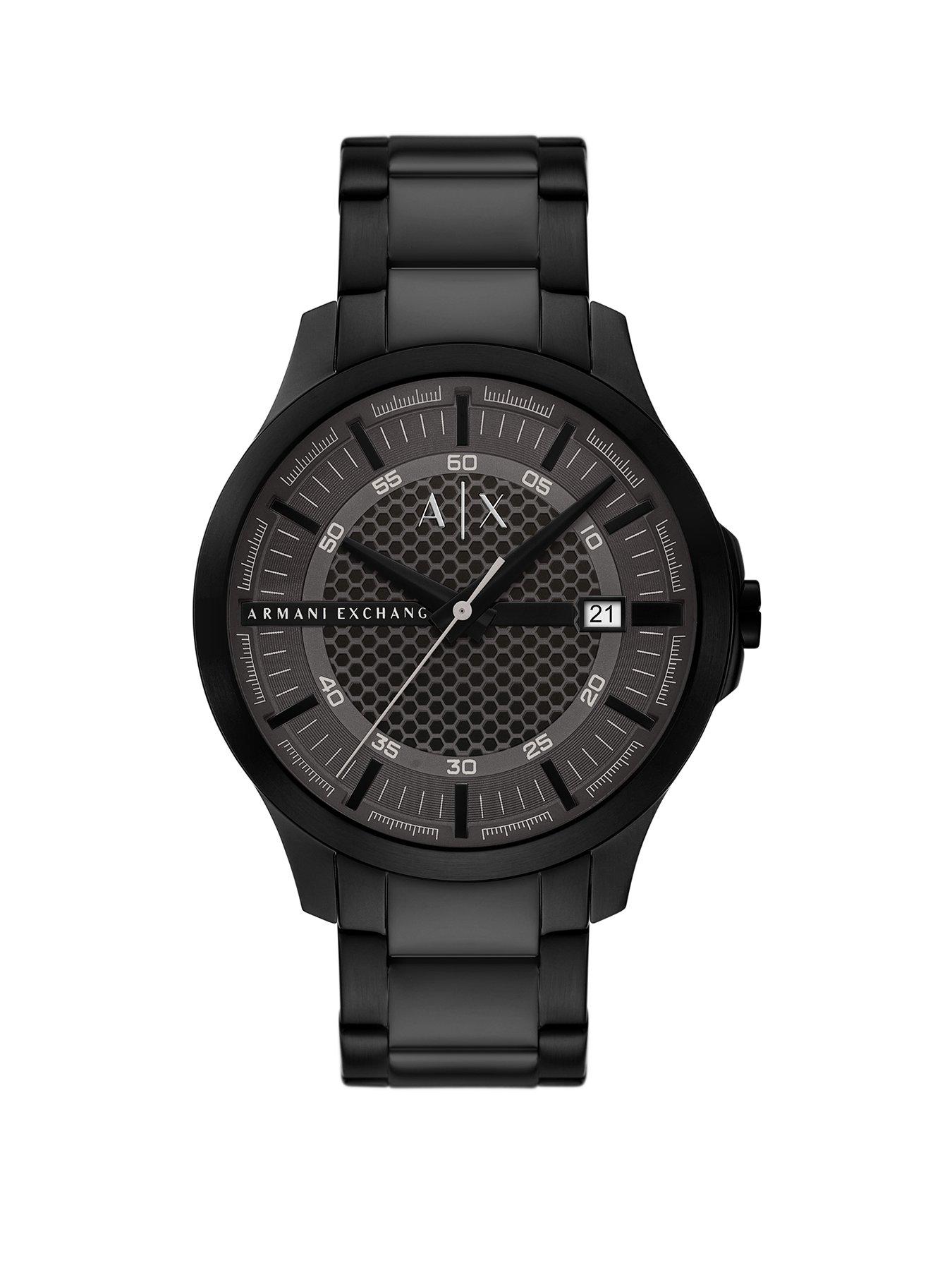 Armani Exchange Men's 3 -Hand Date Stainless Steel Watch Ax2464 - Black