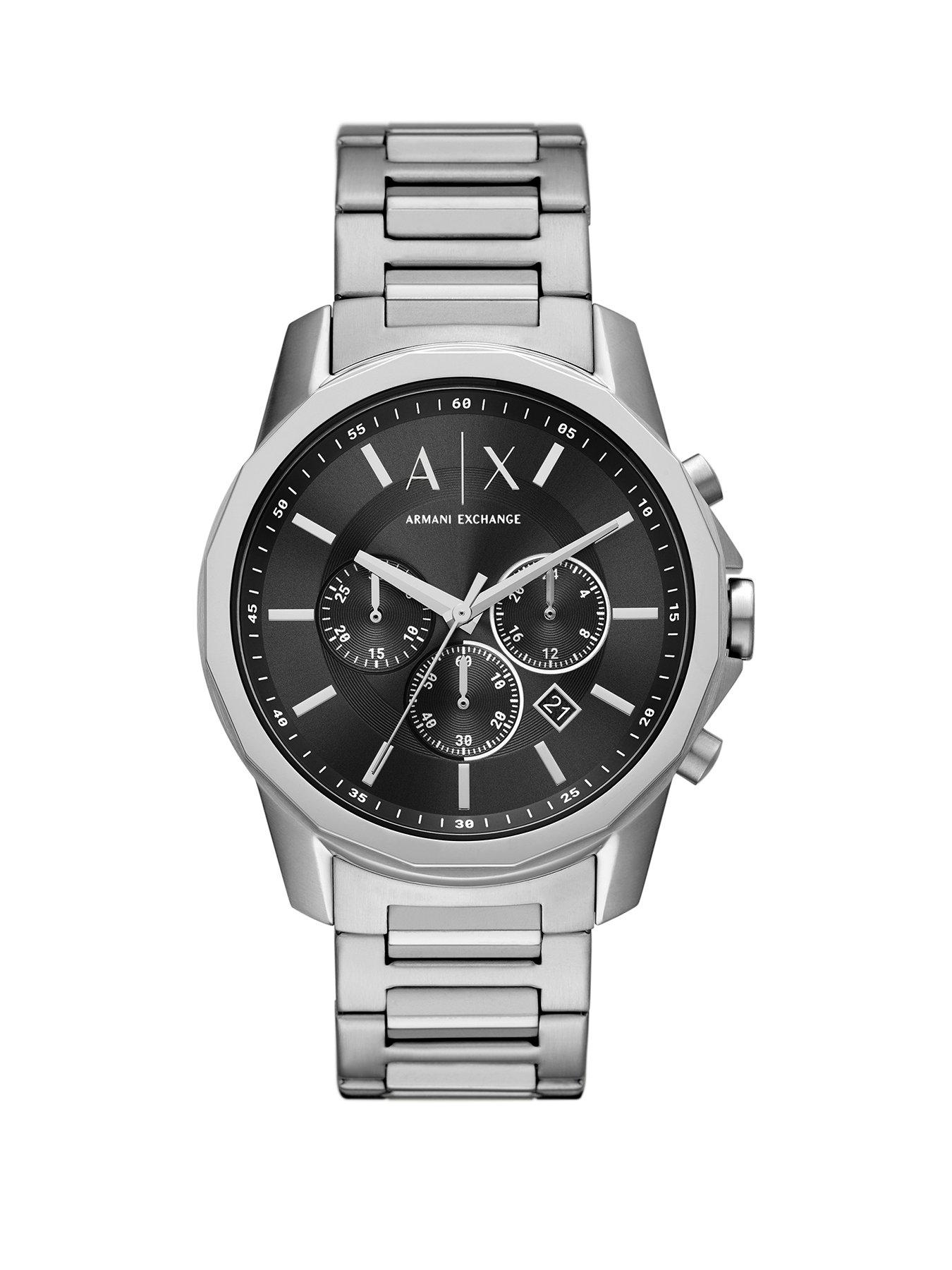 Armani Exchange Men's Chronograph Stainless Steel Watch Ax1720 - Silver