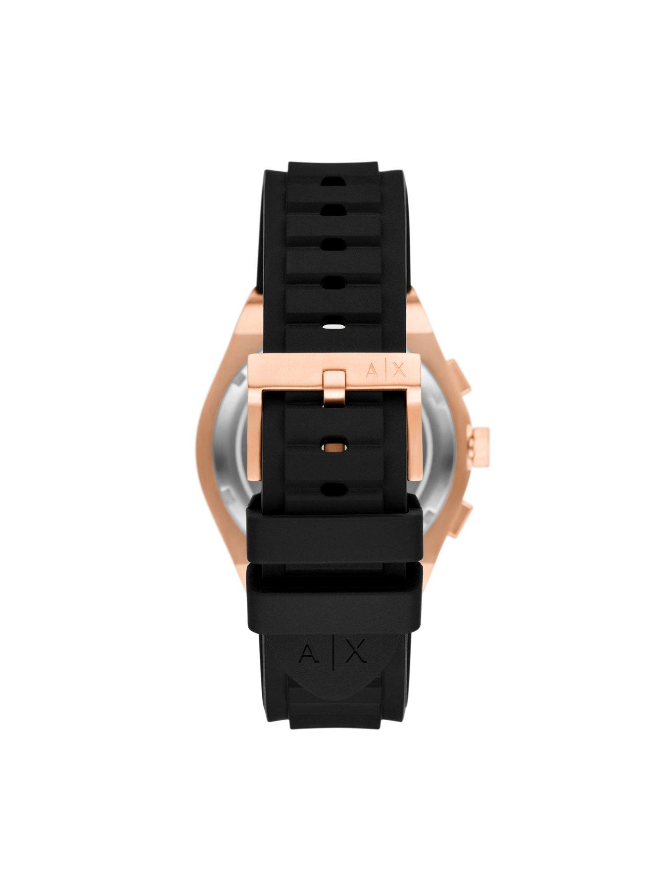 armani-exchange-mens-sync-chronograph-silicone-watch-ax4190-blackstillFront