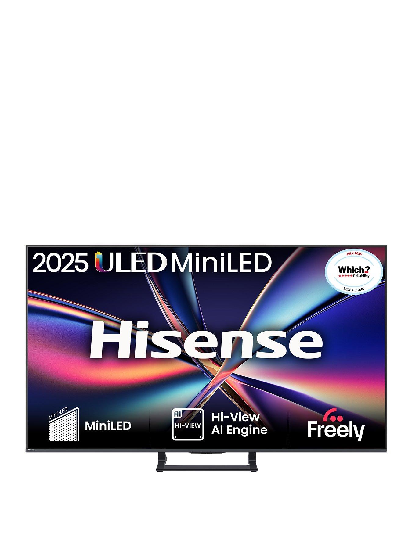 Hisense Hisense 50" E8QTUK MiniLED QLED 144Hz Smart AI TV with Freely
