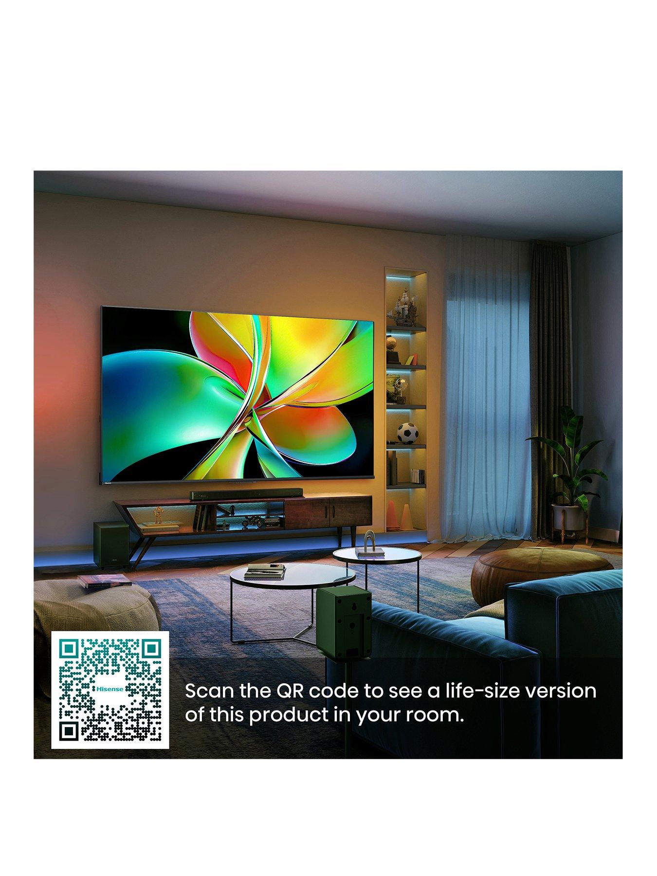 Image 2 of 7 of Hisense Hisense 100" E78QTUK PRO 144Hz QLED Smart AI TV with Freely