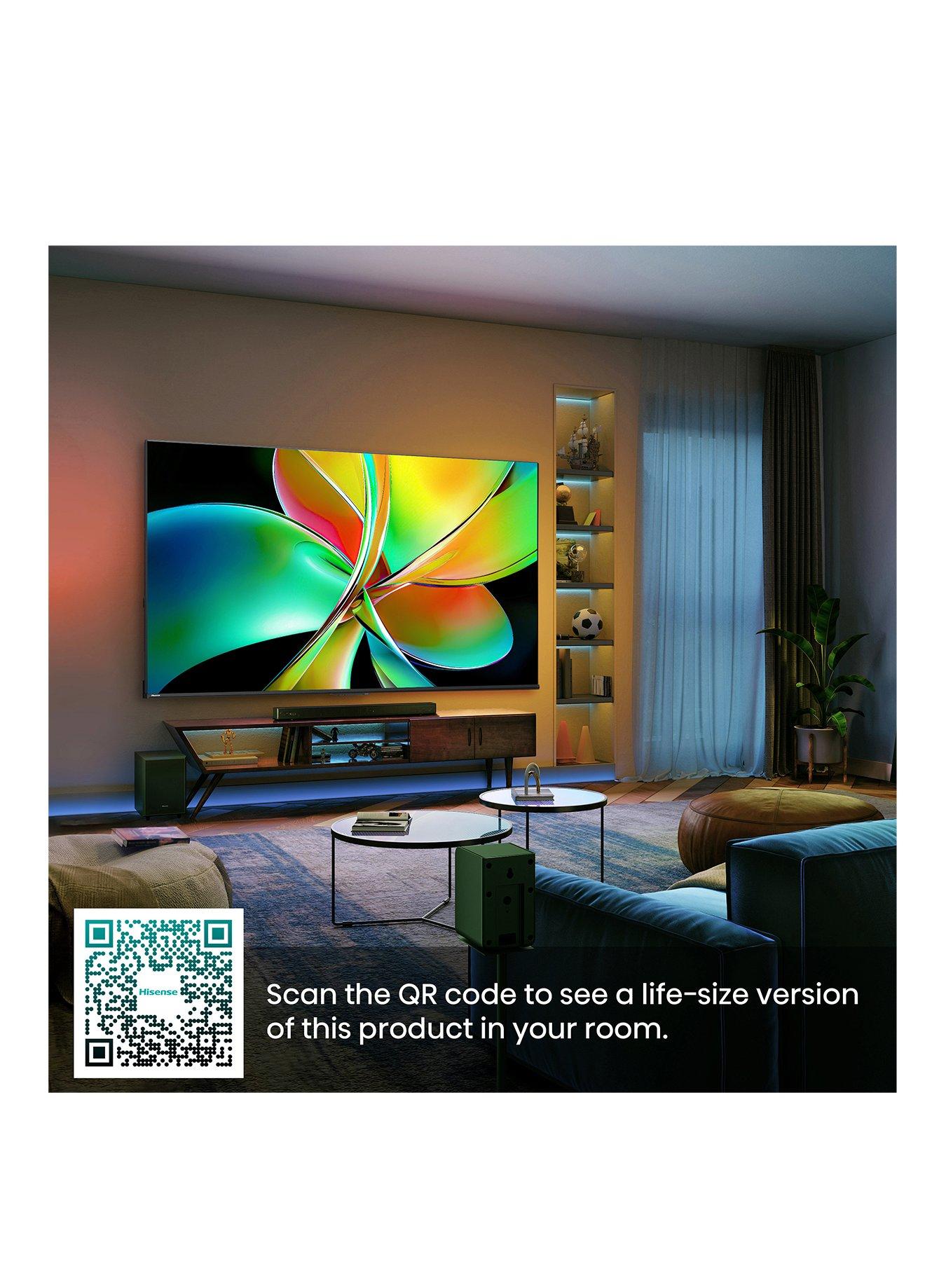 Image 2 of 7 of Hisense Hisense 85" E78QTUK PRO 144Hz QLED Smart AI TV with Freely