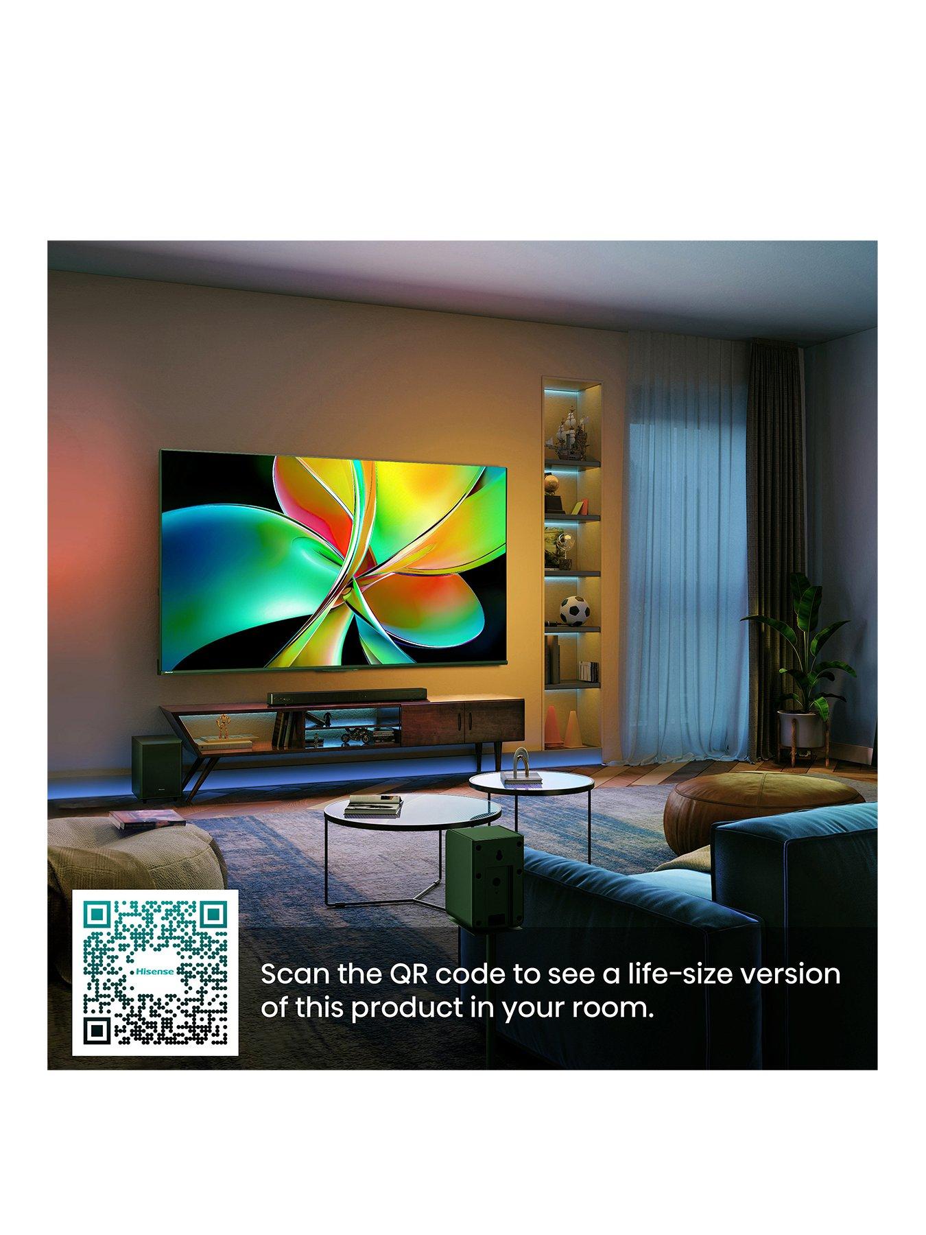 Image 2 of 7 of Hisense Hisense 65" E78QTUK PRO 144Hz QLED Smart AI TV with Freely