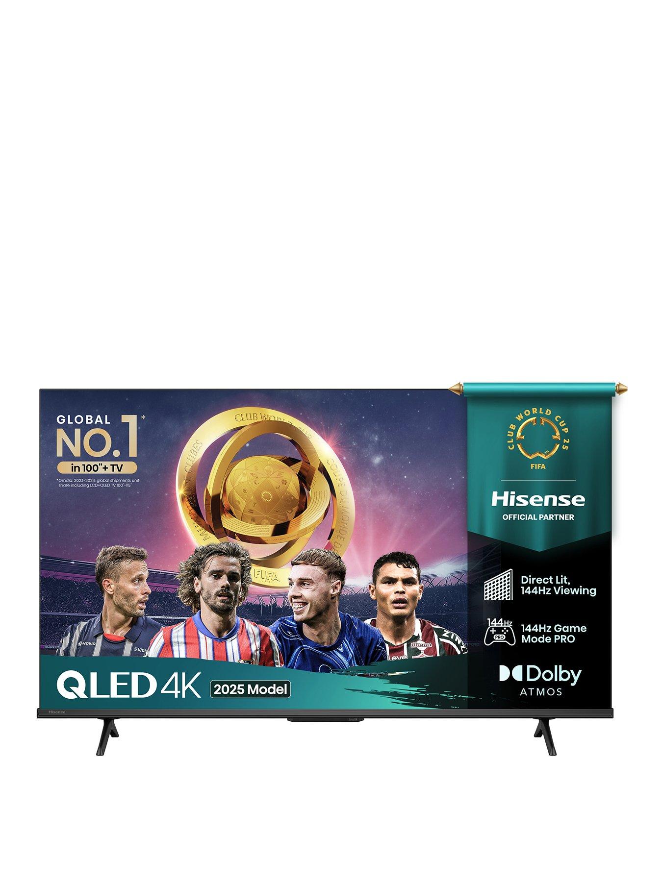 undefined Hisense 43" 43E7QTUK PRO 144Hz QLED Smart AI TV with Freely