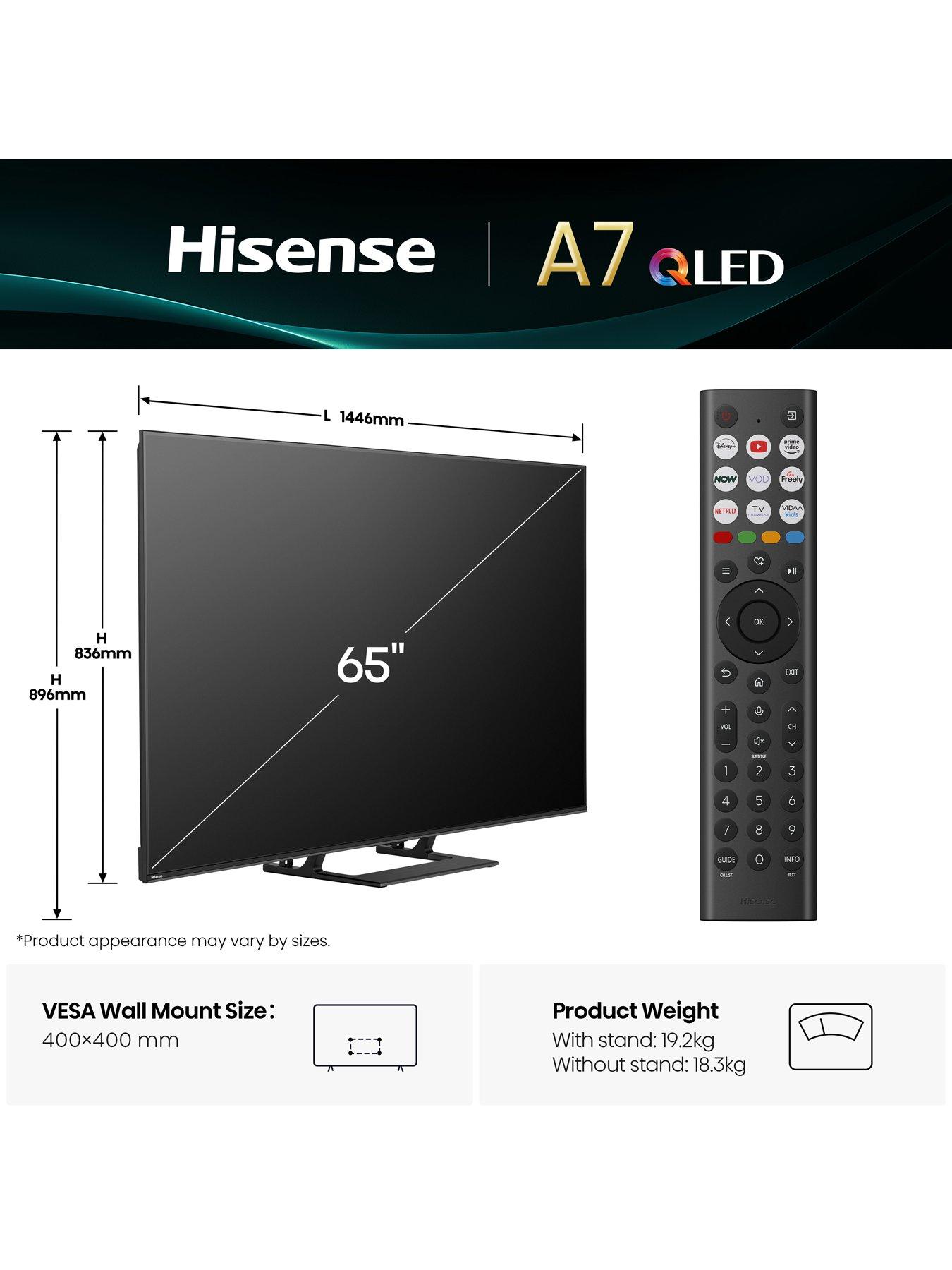 Image 6 of 7 of Hisense Hisense 65" A7QTUK QLED Smart AI TV with Freely