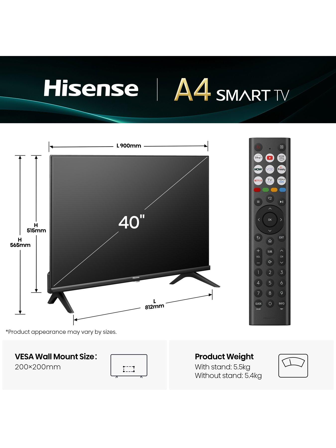 Image 6 of 7 of Hisense 40" A4QTUK FHD LED TV with Freely
