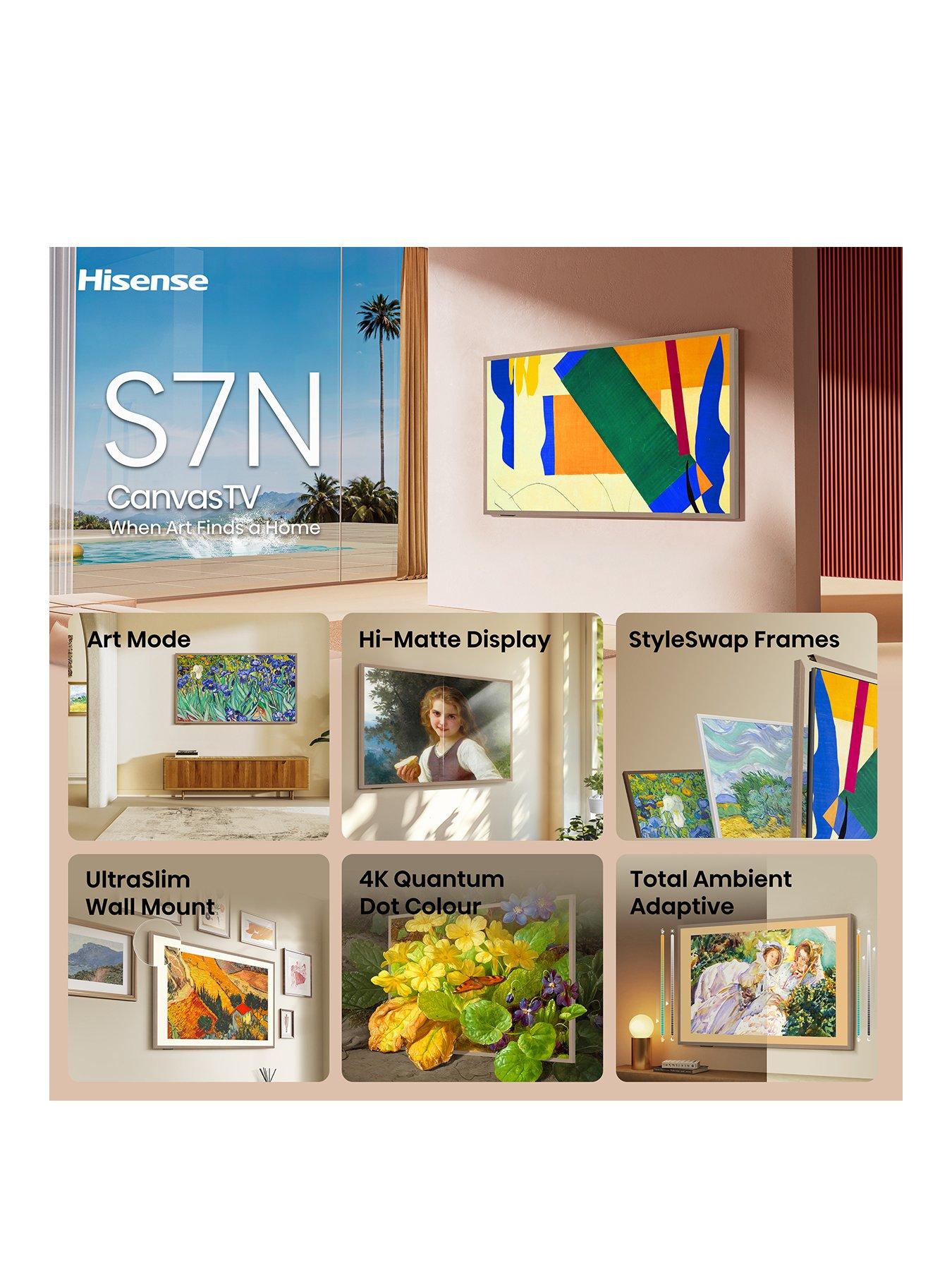 Image 3 of 6 of Hisense Hisense 55" S7NQTUK Canvas TV with Freely &amp; ArtMode