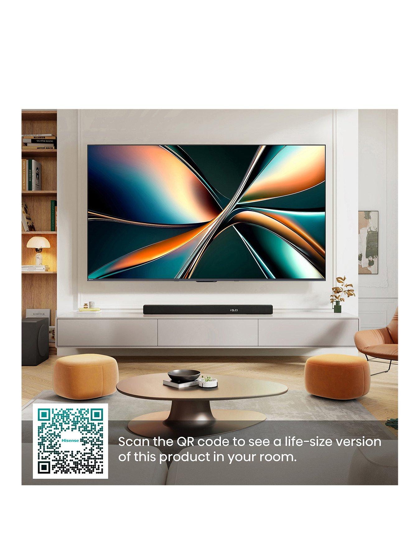 Image 2 of 7 of Hisense Hisense 100" U7QTUK MiniLED QLED 144Hz Smart AI TV with Freely