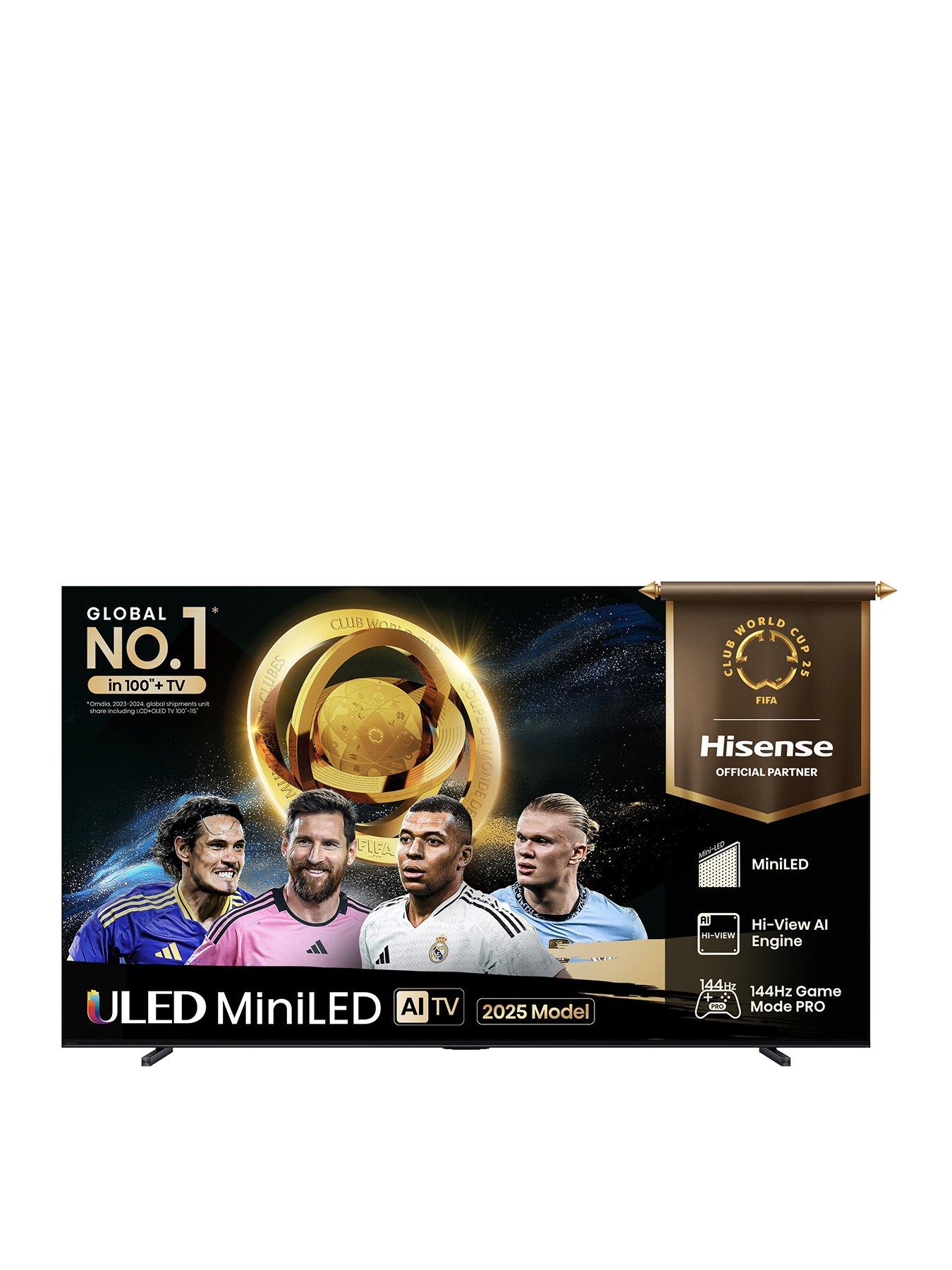 undefined Hisense 85" U7QTUK MiniLED QLED 144Hz Smart AI TV with Freely
