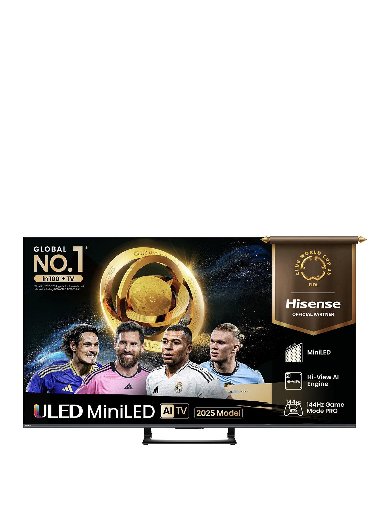 undefined Hisense 65" U7QTUK MiniLED QLED 144Hz Smart AI TV with Freely