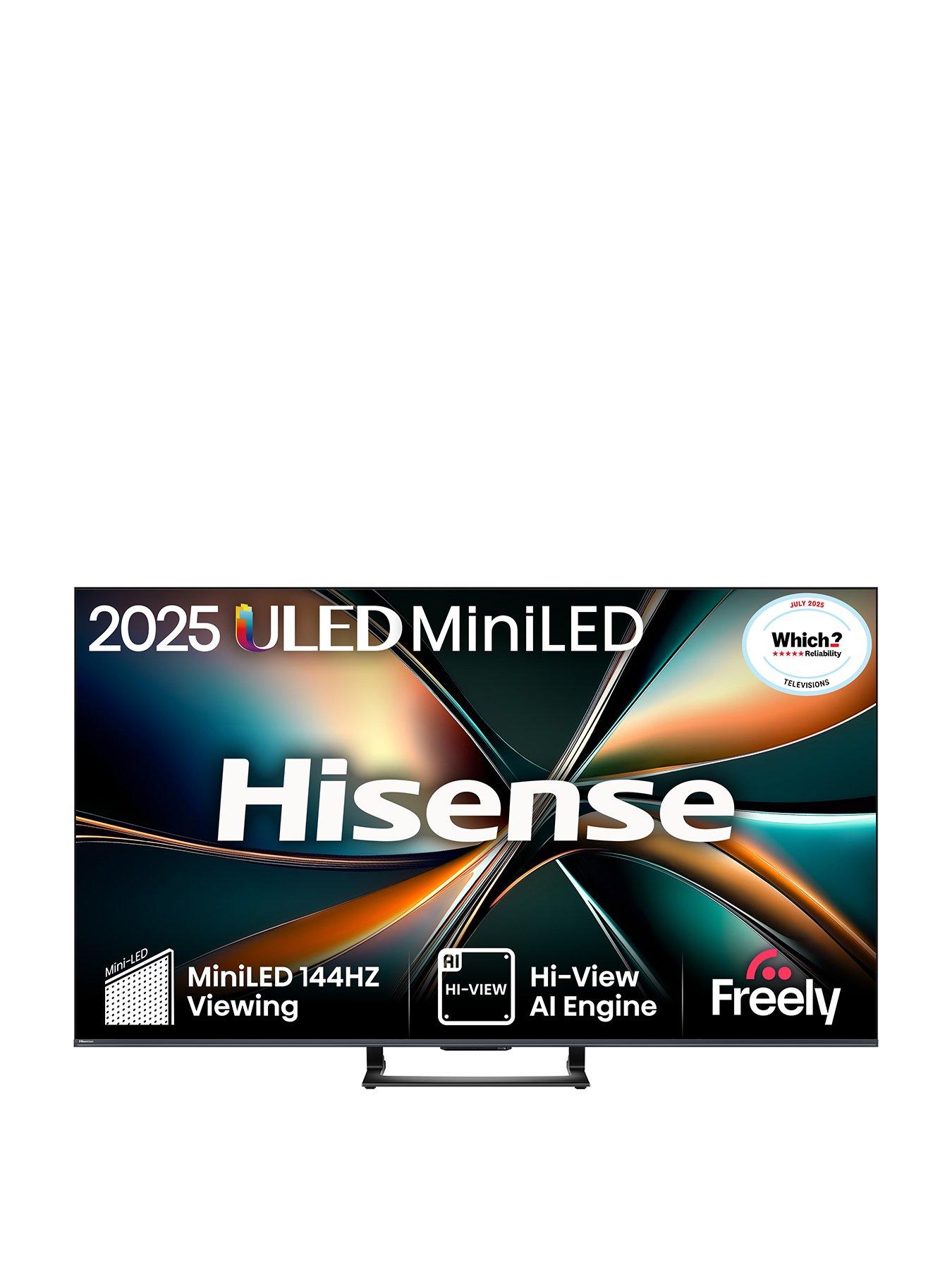 Image 1 of 6 of Hisense Hisense 65" U7QTUK MiniLED QLED 144Hz Smart AI TV with Freely