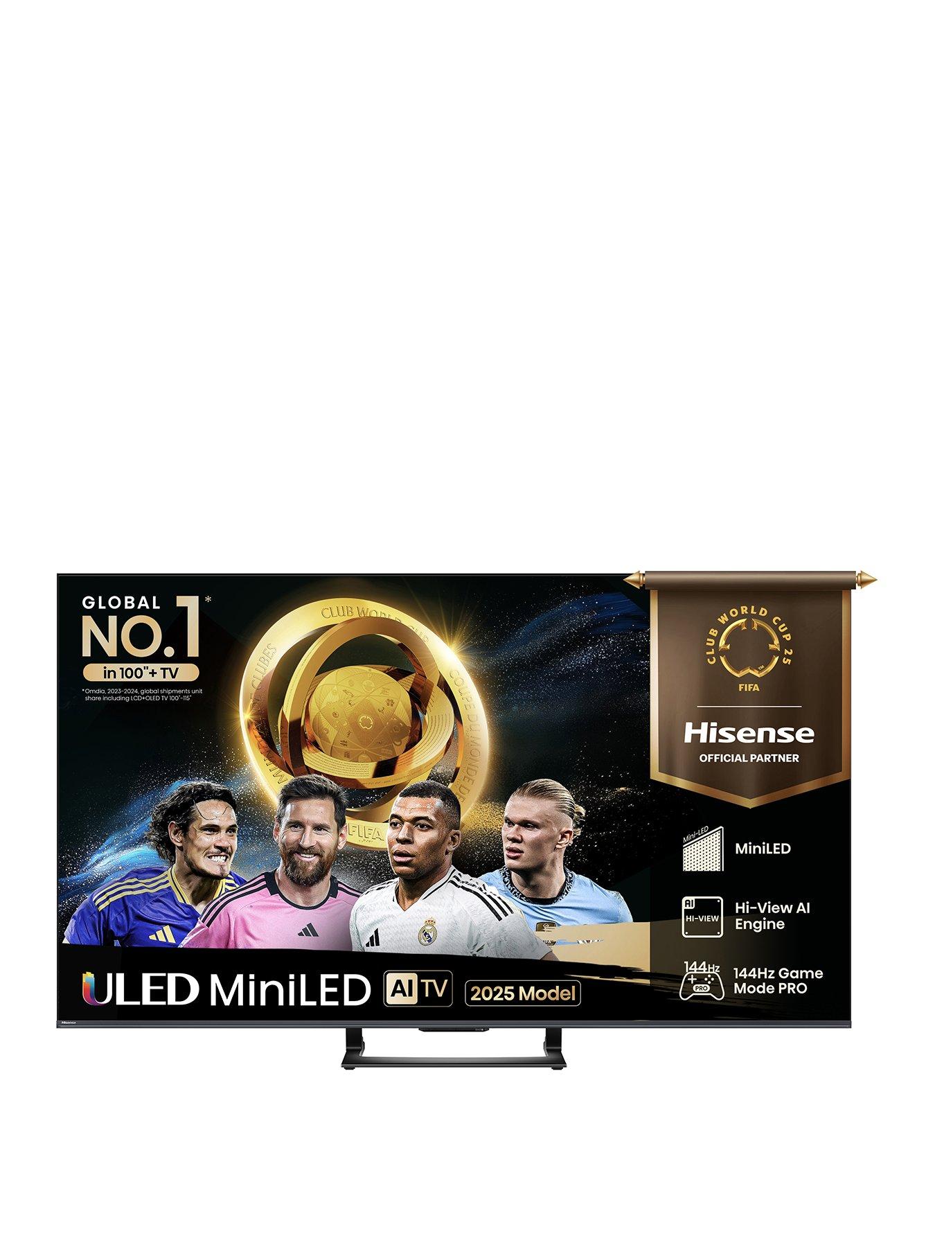 undefined Hisense 55" U7QTUK MiniLED QLED 144Hz Smart AI TV with Freely