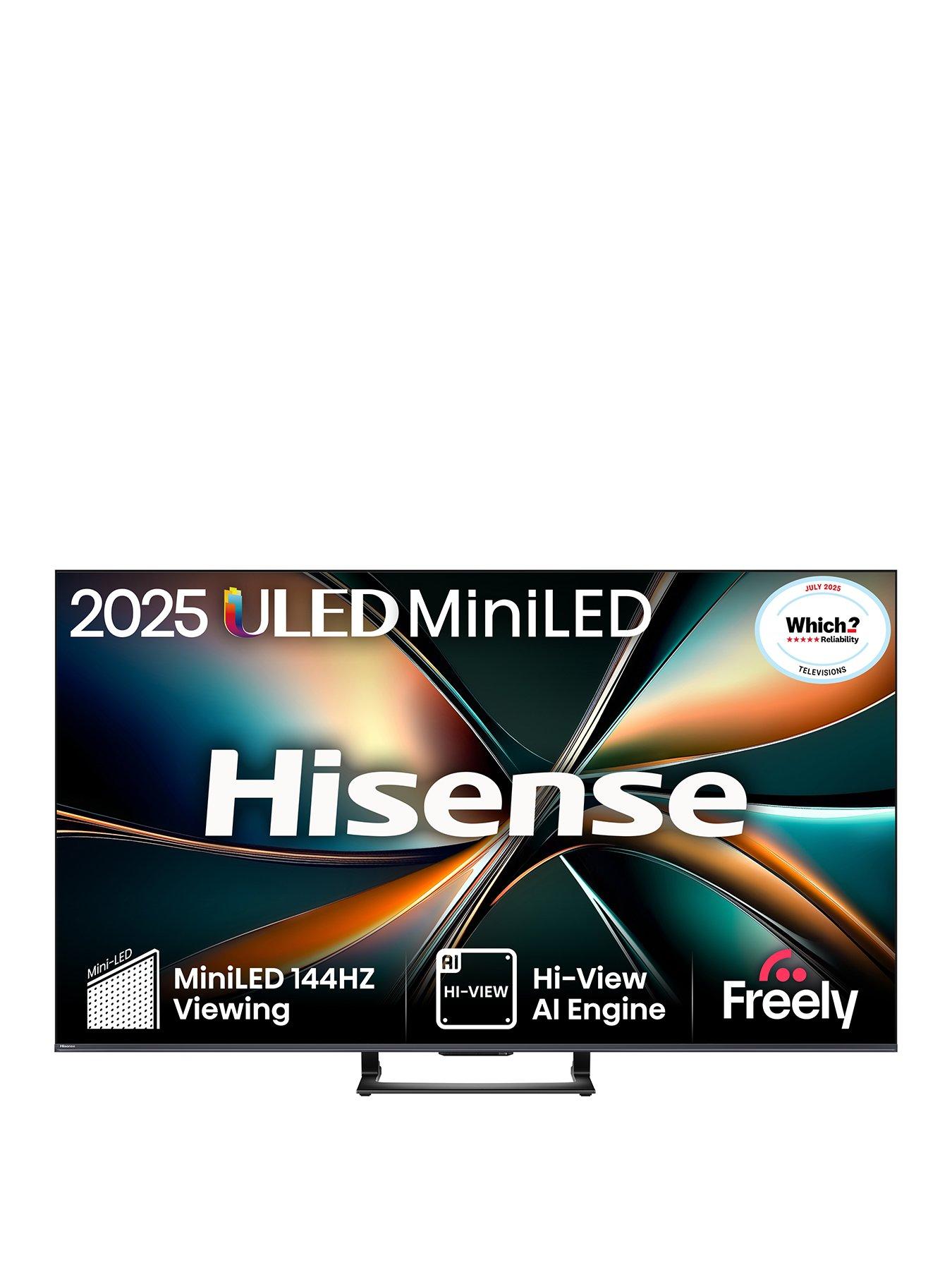 Hisense Hisense 50" U7QTUK MiniLED QLED 144Hz Smart AI TV with Freely