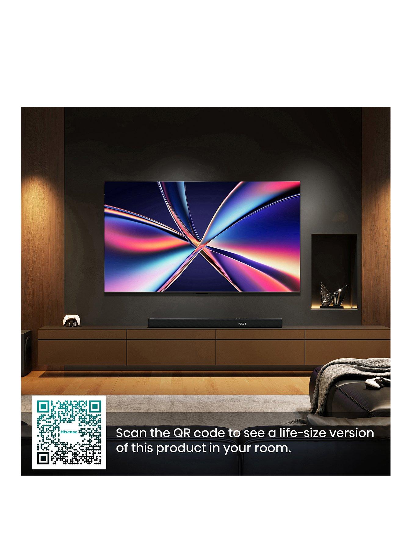 Image 2 of 7 of Hisense Hisense 75" E8QTUK MiniLED QLED 144Hz Smart AI TV with Freely