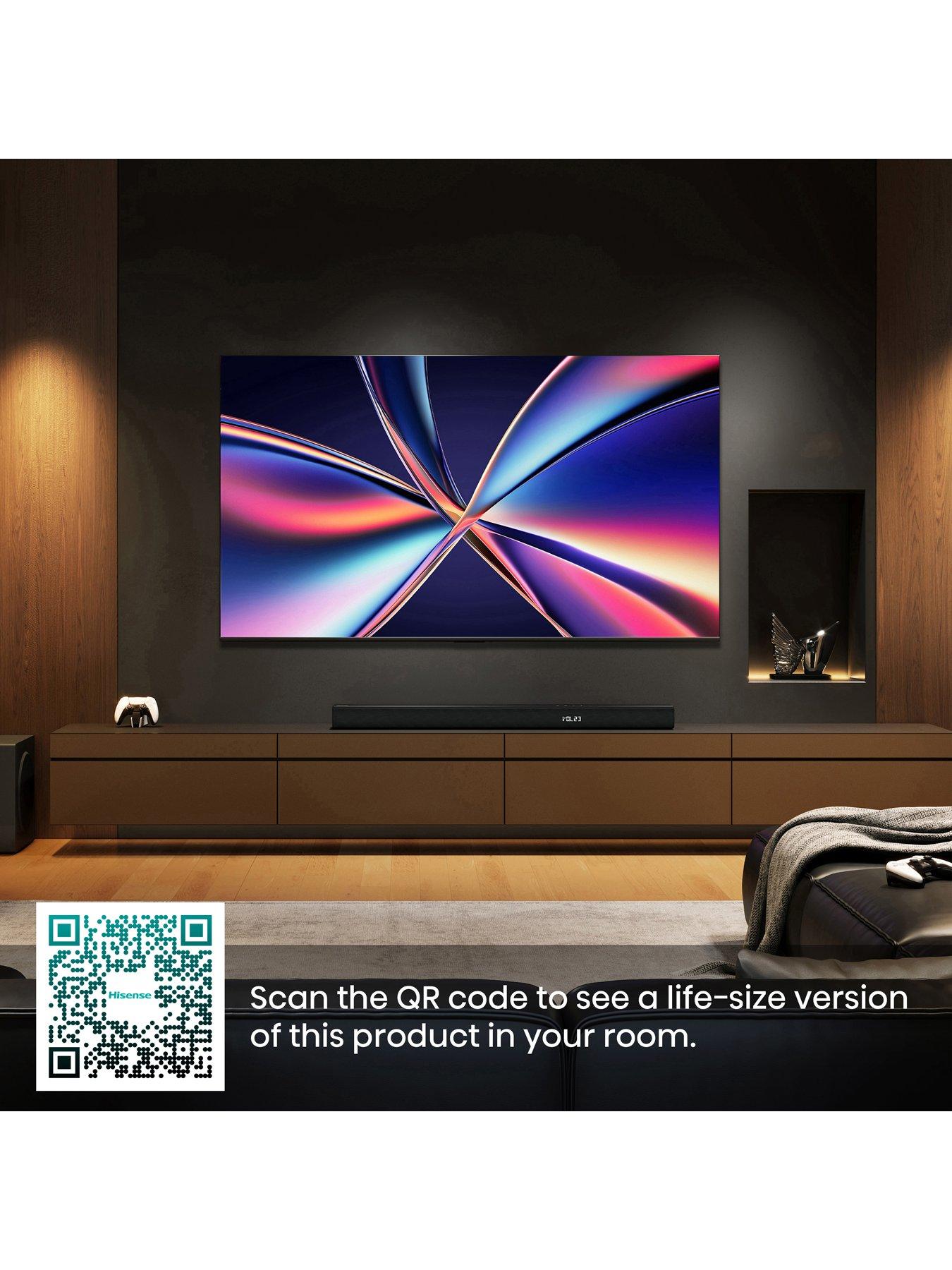 Image 3 of 7 of Hisense Hisense E8Q 75" 4K MiniLED QLED 144Hz Smart AI TV with Freely- 75E8QTUK