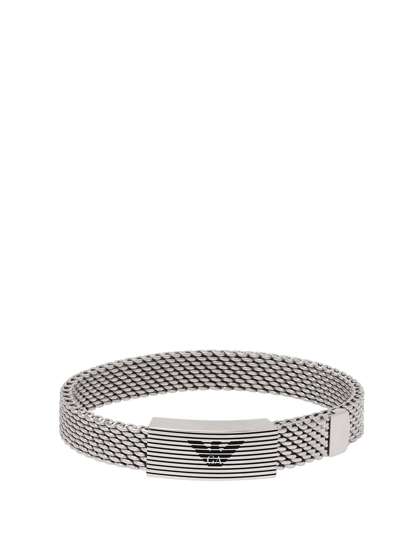 Emporio Armani Emporio Armani Men's Stainless Steel Mesh Bracelet, EGS3150040