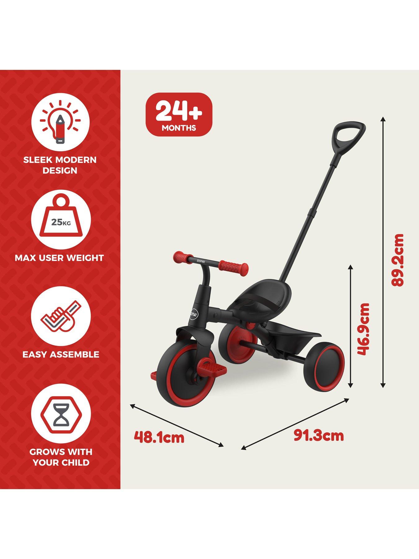 Image 5 of 8 of TP Zoomee Early Fun Trike Firecracker