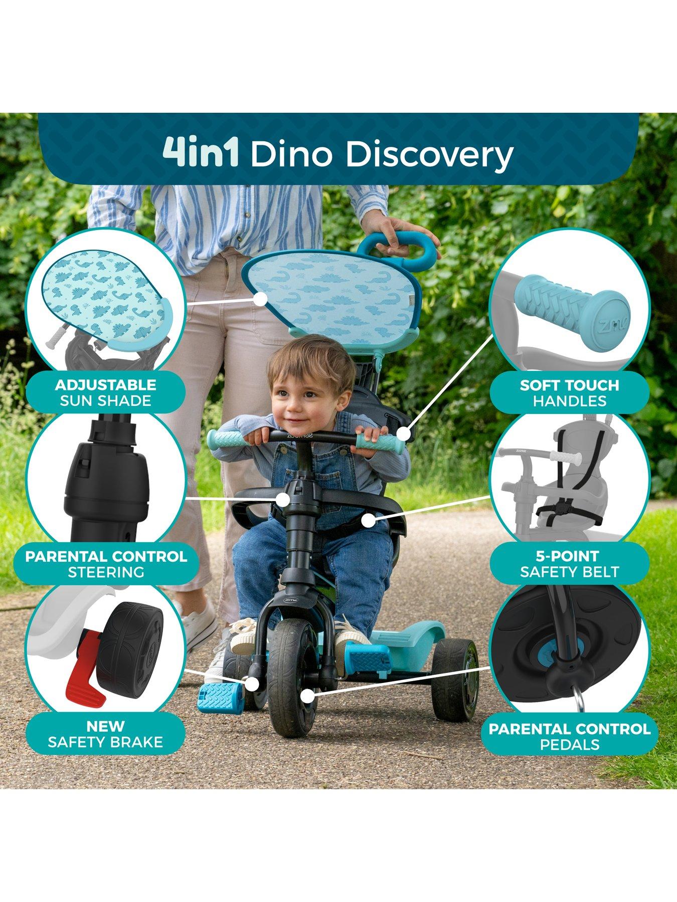 Image 3 of 8 of TP Zoomee 4 in 1 Trike Dino Discovery
