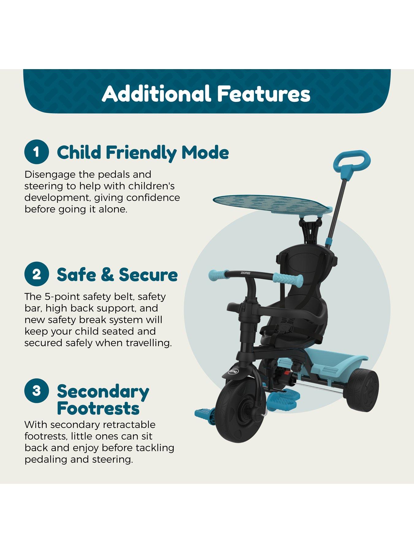 Image 5 of 8 of TP Zoomee 4 in 1 Trike Dino Discovery