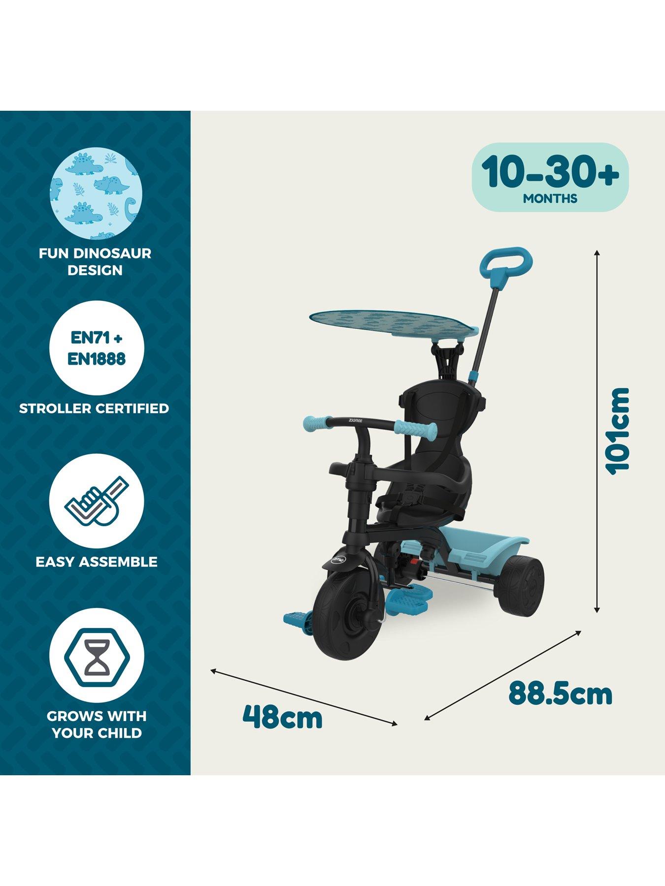 Image 6 of 8 of TP Zoomee 4 in 1 Trike Dino Discovery