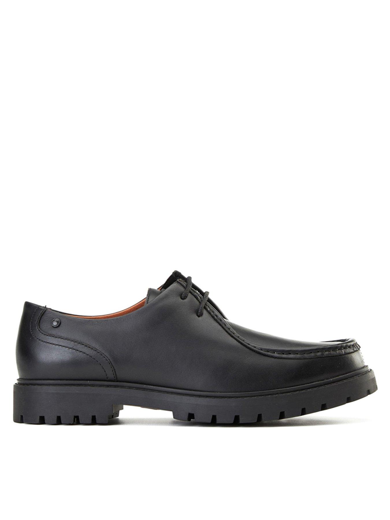 base-london-carbon-lace-up-shoenbsp-nbspblackfront