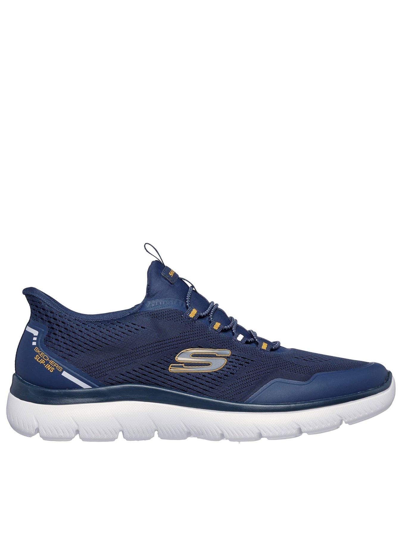 skechers-summits-lace-up-slip-in-trainers-bluefront