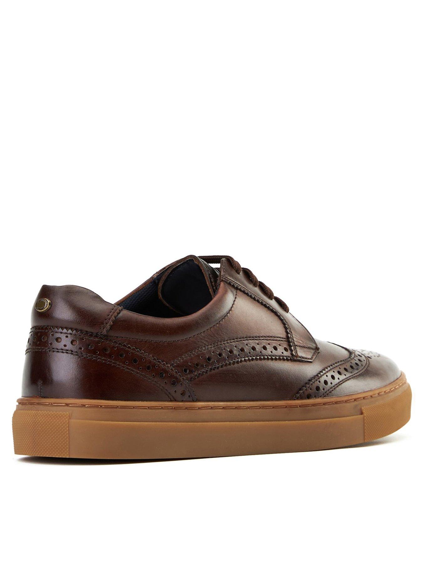 Image 3 of 6 of Base London Clapton Brogue Trainer&nbsp;-&nbsp;Brown