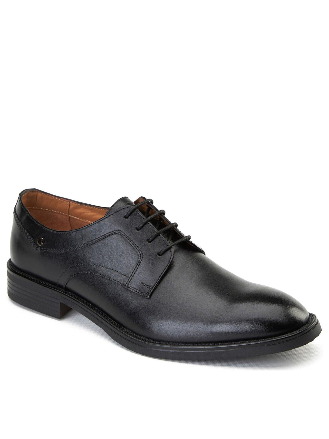 base-london-sleeve-round-toe-derby-shoesnbsp-nbspblackstillFront