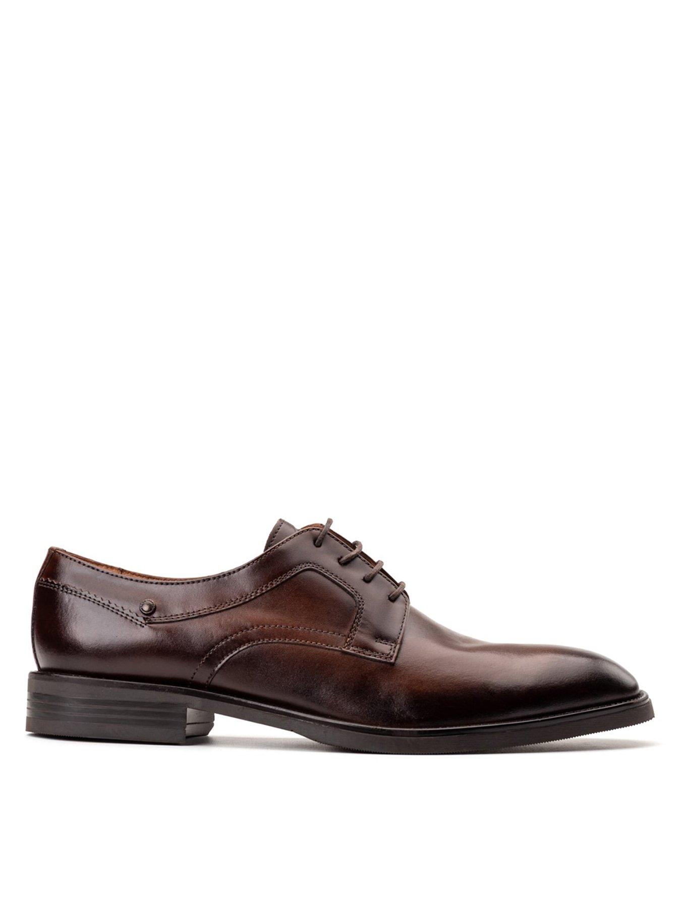 Image 1 of 6 of Base London Sleeve Derby Shoes&nbsp;-&nbsp;Brown