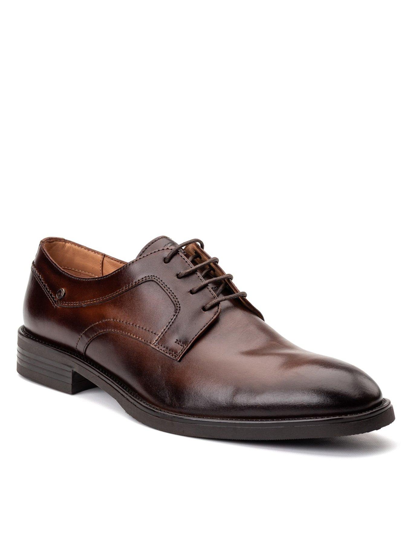 Image 2 of 6 of Base London Sleeve Derby Shoes&nbsp;-&nbsp;Brown