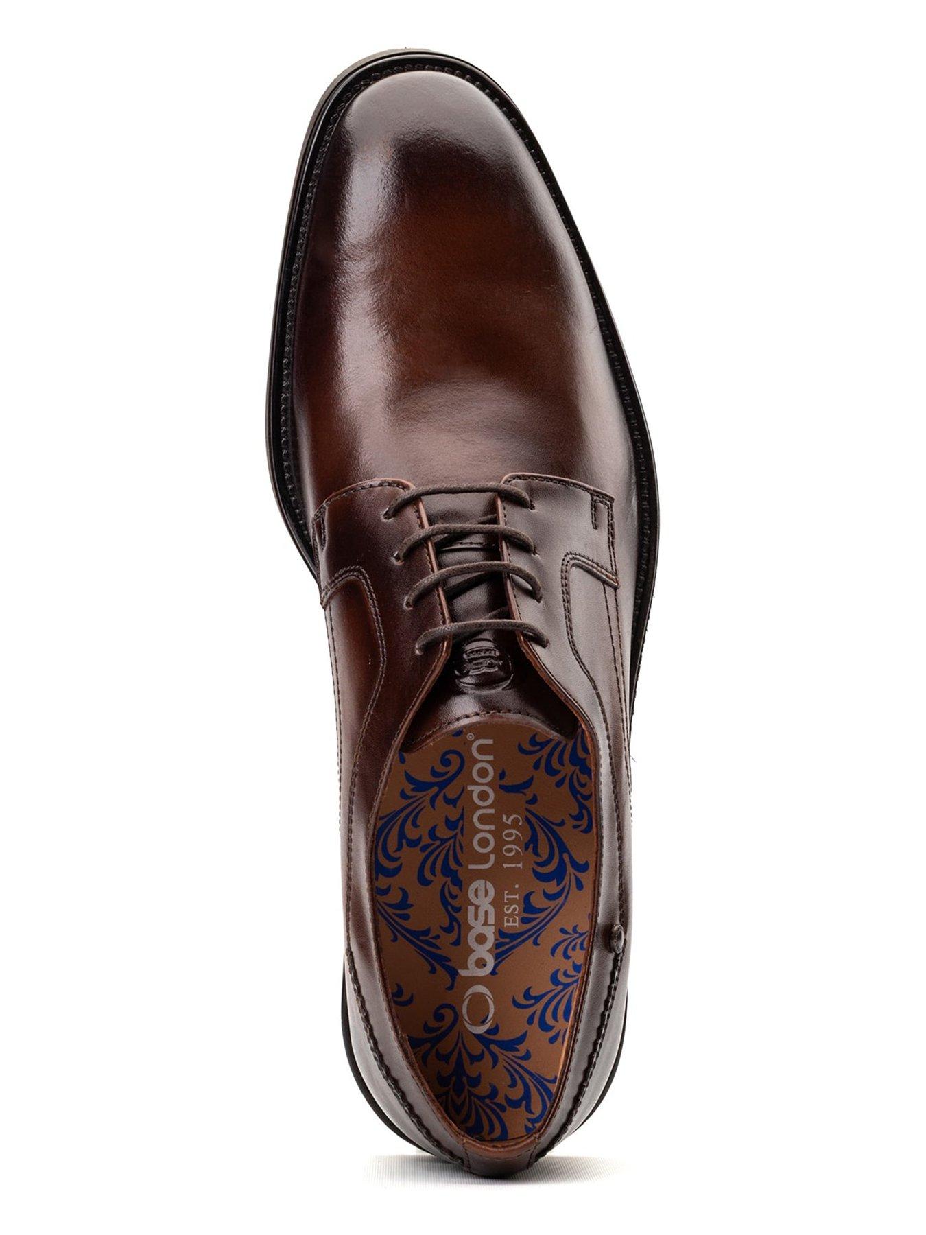 Image 4 of 6 of Base London Sleeve Derby Shoes&nbsp;-&nbsp;Brown