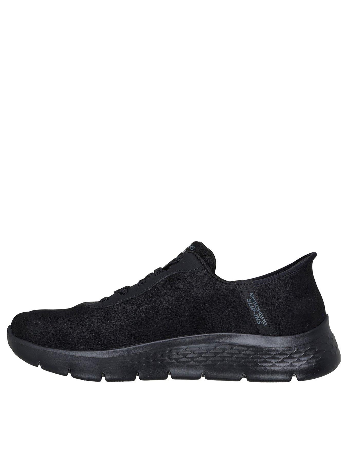 Image 3 of 5 of Skechers Go Walk Flex Slip- Ins Lace Up Trainers - Black