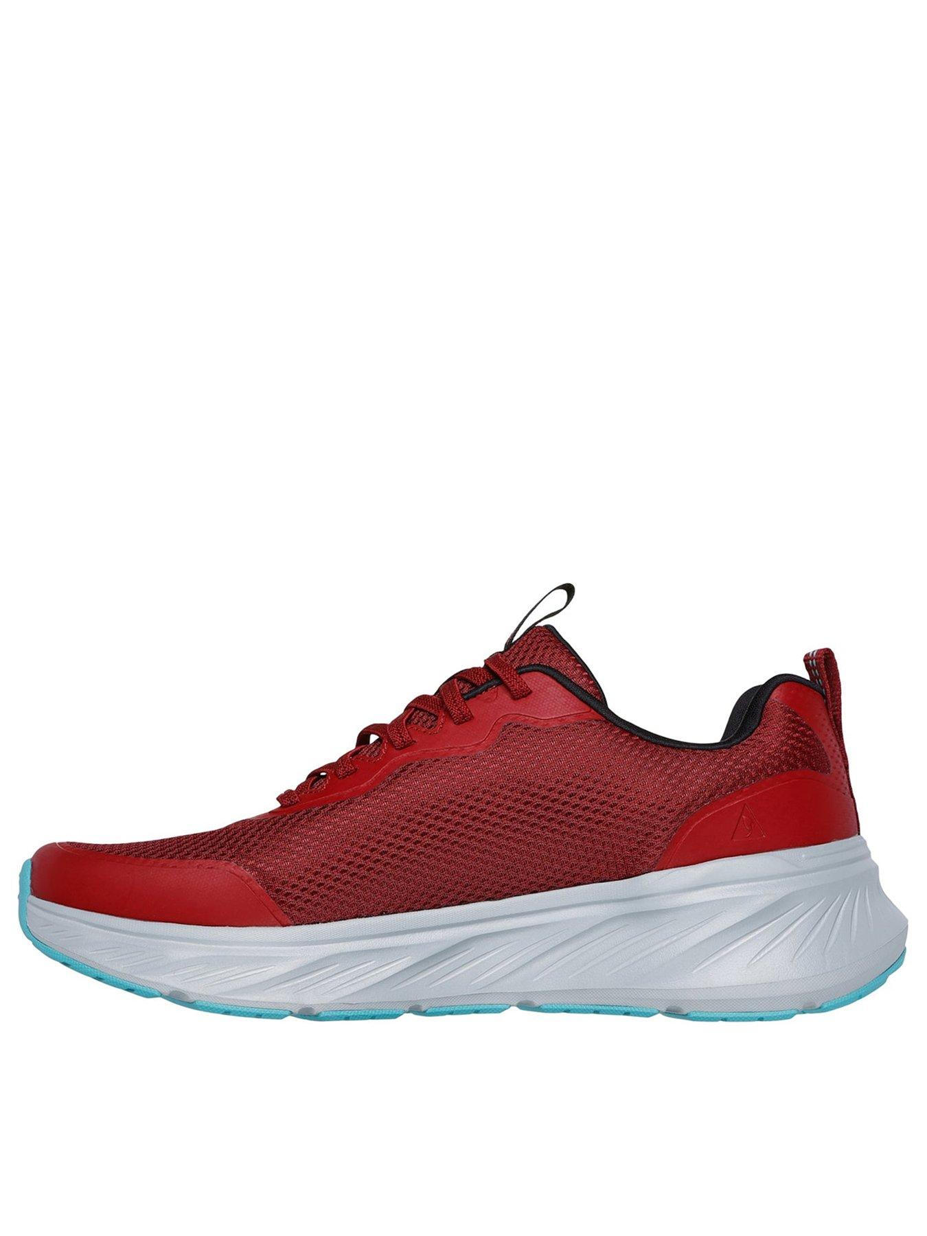 Image 3 of 5 of Skechers Edgeride Relaxed Fit Mesh Trainers - Red