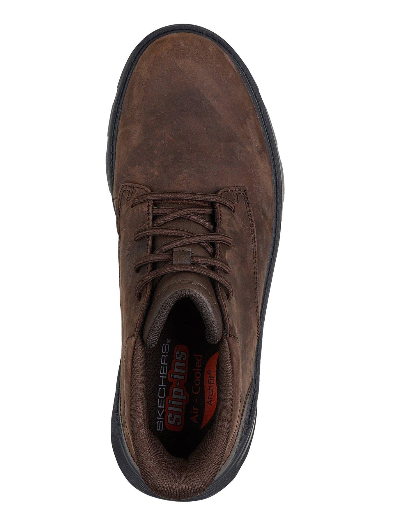 skechers-arch-fit-slip-in-garza-work-lace-boots-brownoutfit