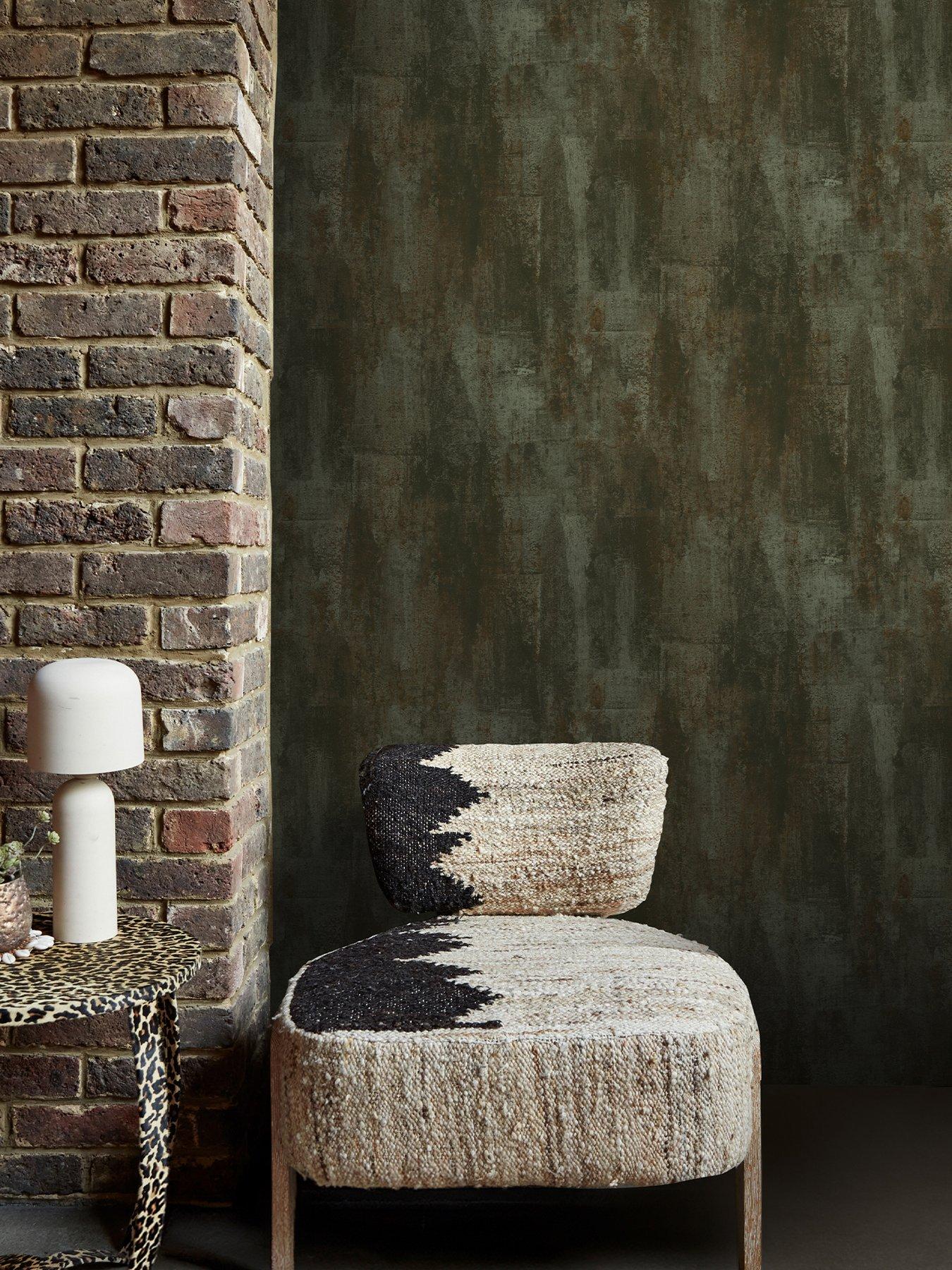 Abigail Ahern Oxidized Opulence Moss - Wallpaper